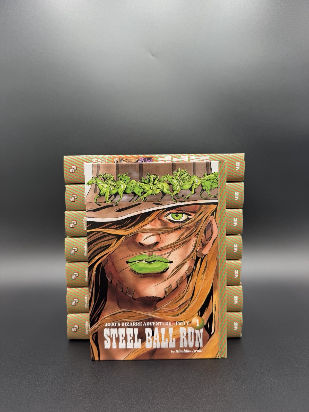 Jojo's Bizzare Adventure Part 7 Steel Ball Run Vol. 1-8 English Manga Jojo's Bizzare Adventure Part 7 Steel Ball Run Vol. 1-8 English Manga