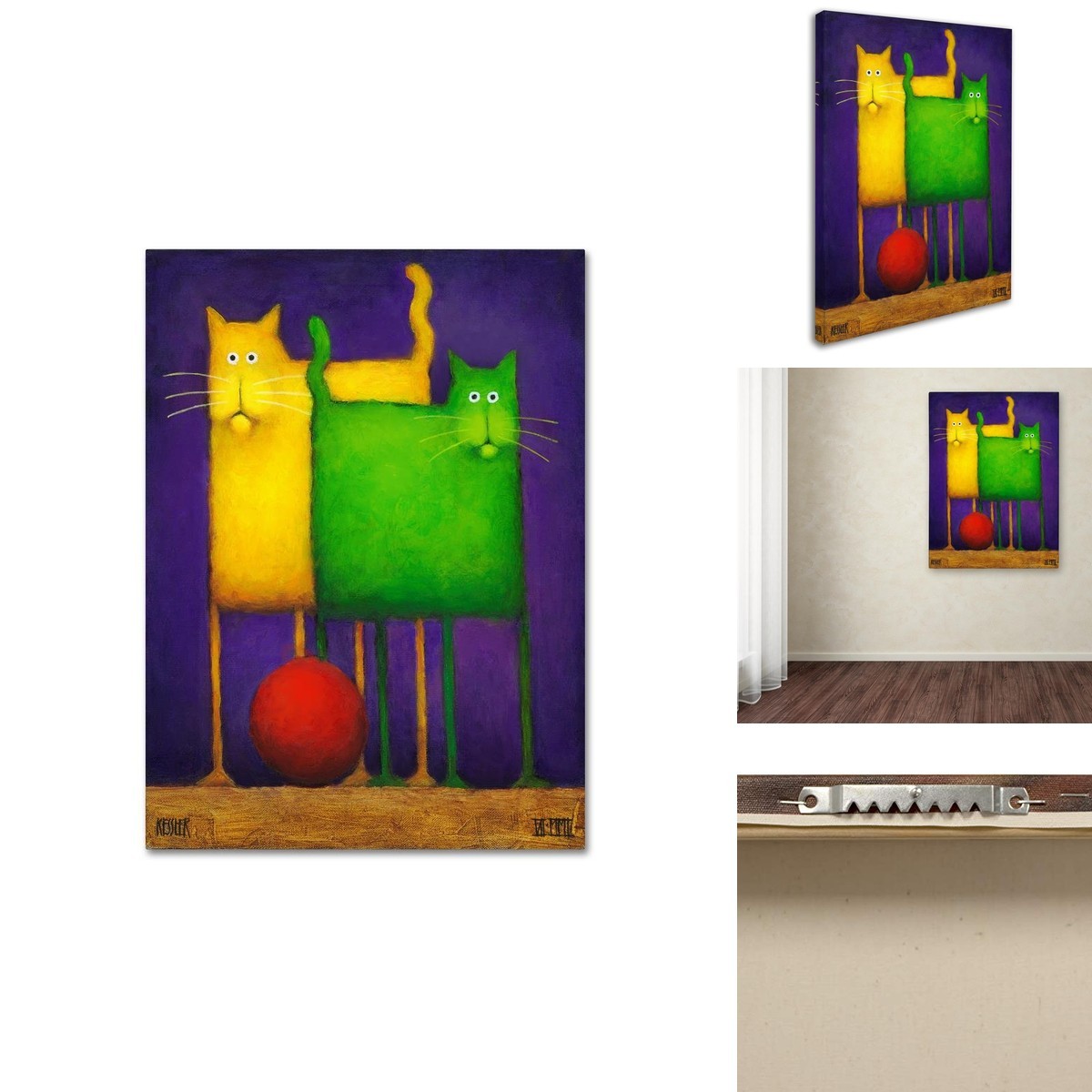 Trademark Fine Art ALI16771-C1419GG Double Trouble I