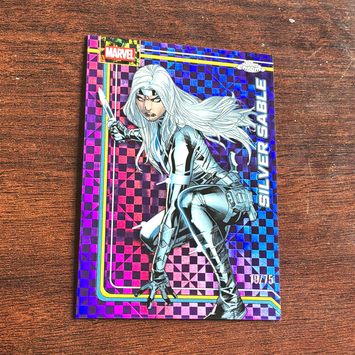 Topps 2026 Topps Chrome Marvel Silver Sable #158 Parallel Non-Sport Card Topps 2026 Topps Chrome Marvel Silver Sable #158 Parallel Non-Sport Card
