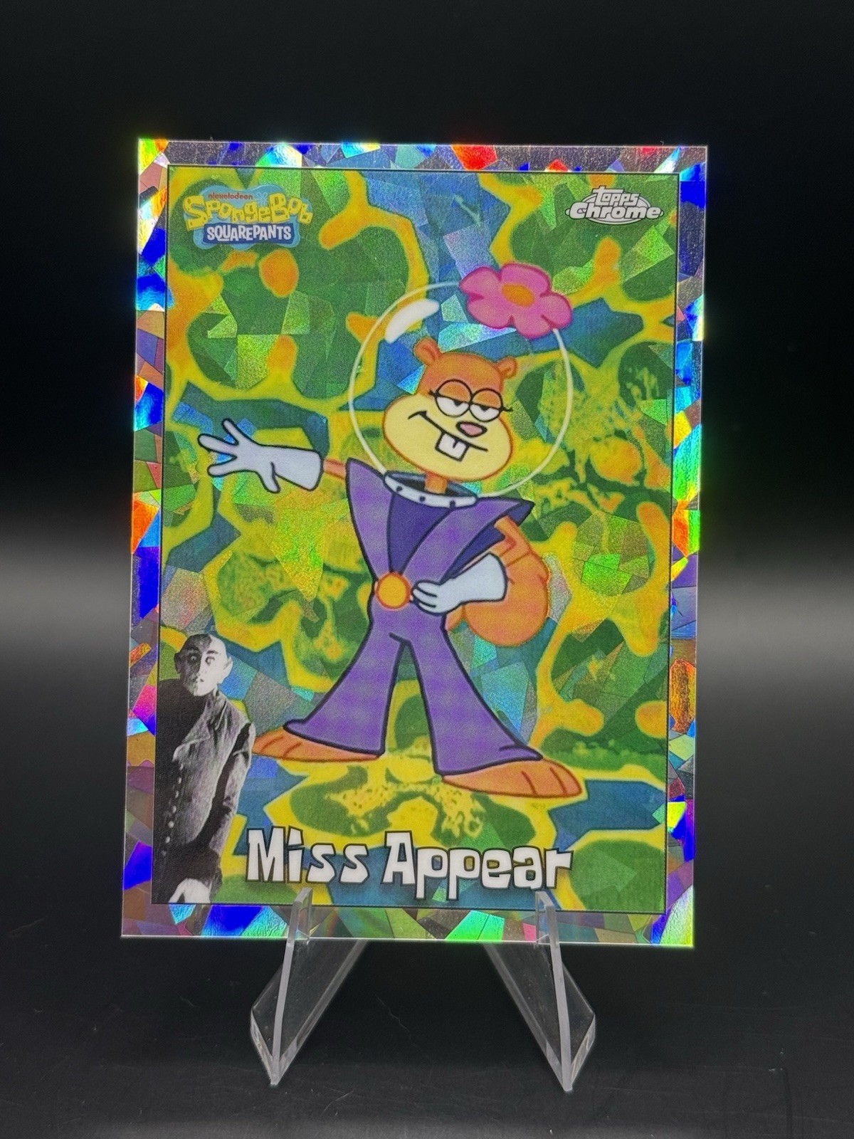 2025 Topps Chrome SpongeBob #128 Miss Appear NightShift Refractor 2025 Topps Chrome SpongeBob #128 Miss Appear NightShift Refractor