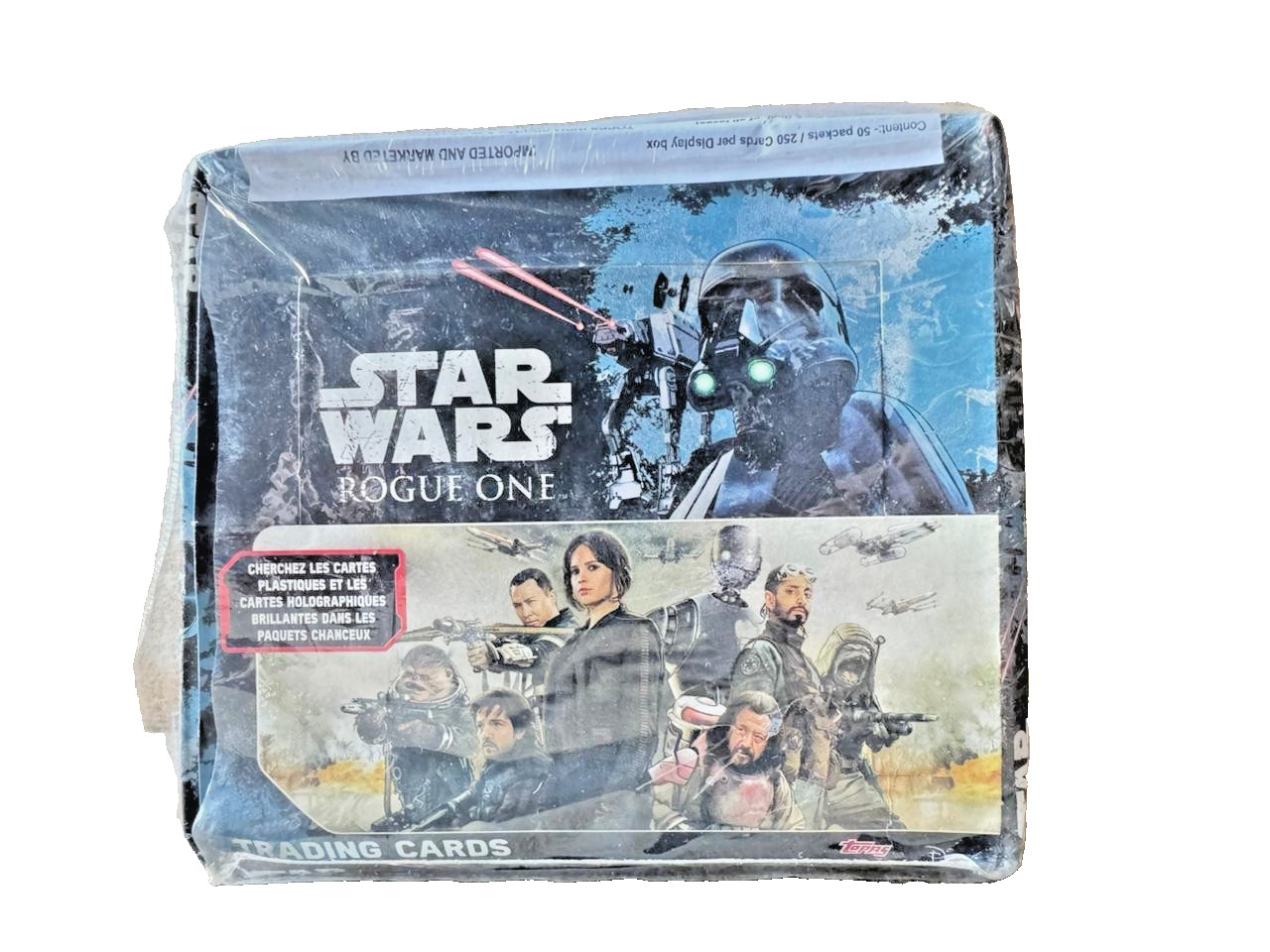 TOPPS STAR WARS ROGUE ONE 2016 BOOSTER BOX( 50 PACKS - 250 CARDS )LOW CSTM VALUE TOPPS STAR WARS ROGUE ONE 2016 BOOSTER BOX( 50 PACKS - 250 CARDS )LOW CSTM VALUE