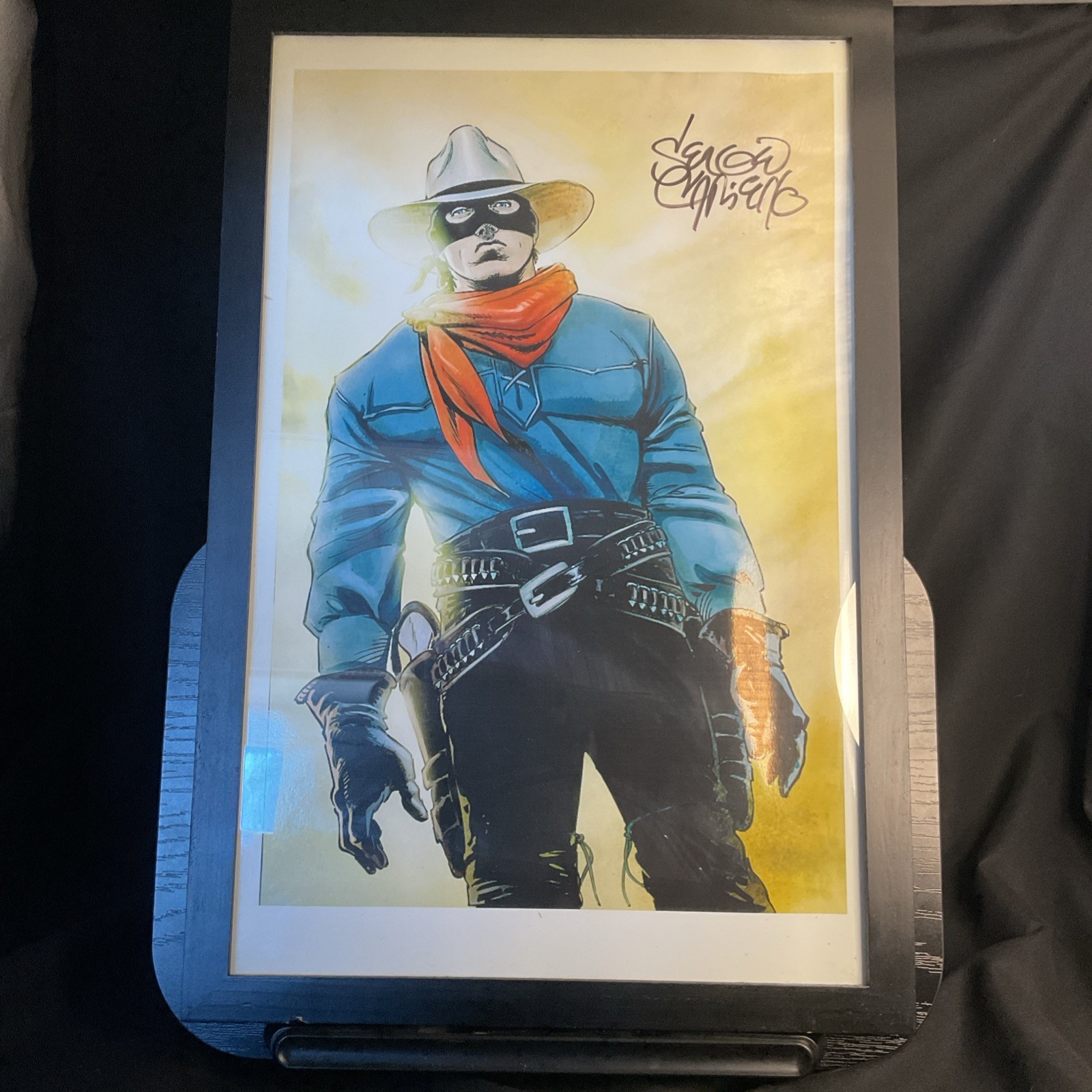 The Lone Ranger Framed Cover Art SIGNED BY SERGIO CARIELLO The Lone Ranger Framed Cover Art SIGNED BY SERGIO CARIELLO