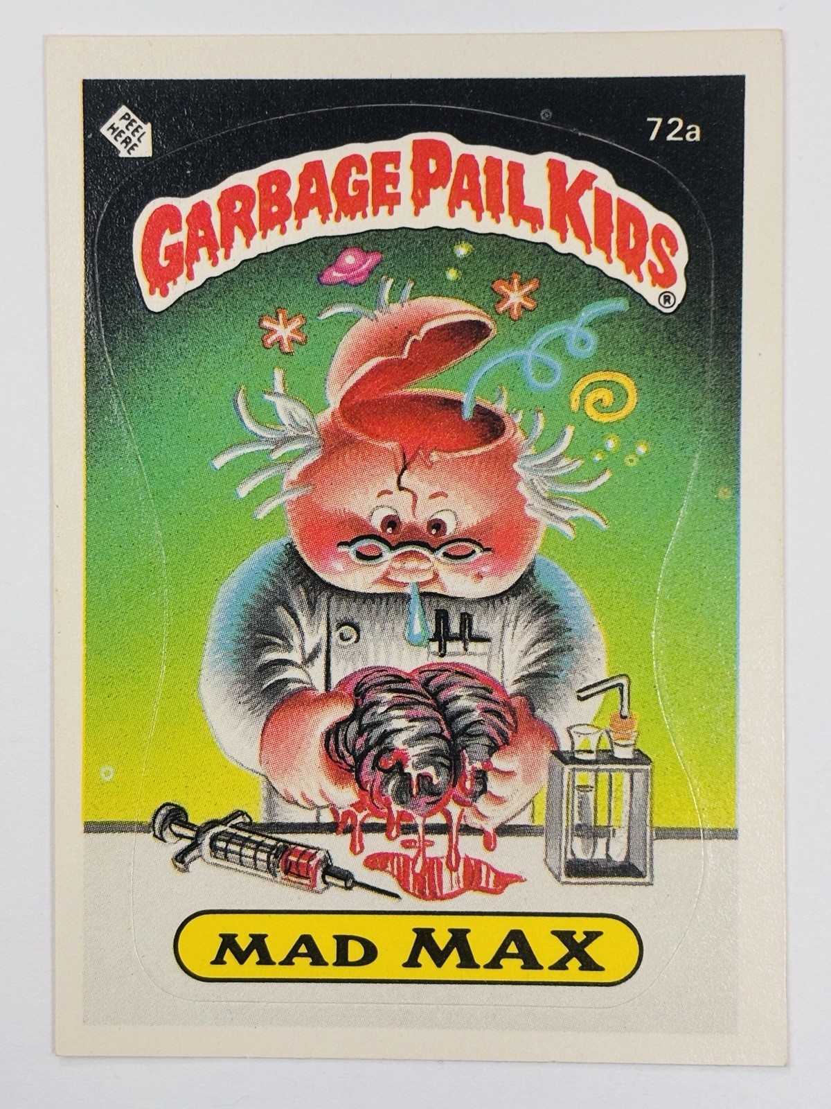 1985 Topps Garbage Pail Kids GPK -Series 2 -Glossy #72a MAD MAX (EX) SEE PICS 1985 Topps Garbage Pail Kids GPK -Series 2 -Glossy #72a MAD MAX (EX) SEE PICS