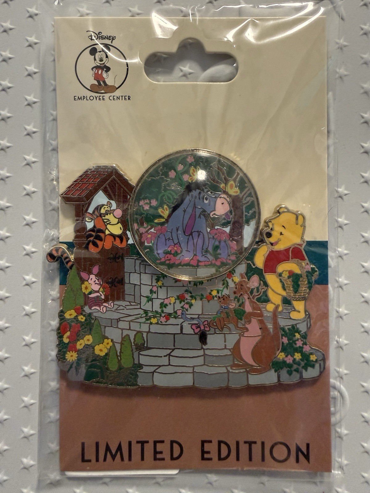 Disney Winnie the Pooh DEC Snow Globe Pin LE 250 Pooh Eeyore Tigger Roo Manga Disney Winnie the Pooh DEC Snow Globe Pin LE 250 Pooh Eeyore Tigger Roo Manga