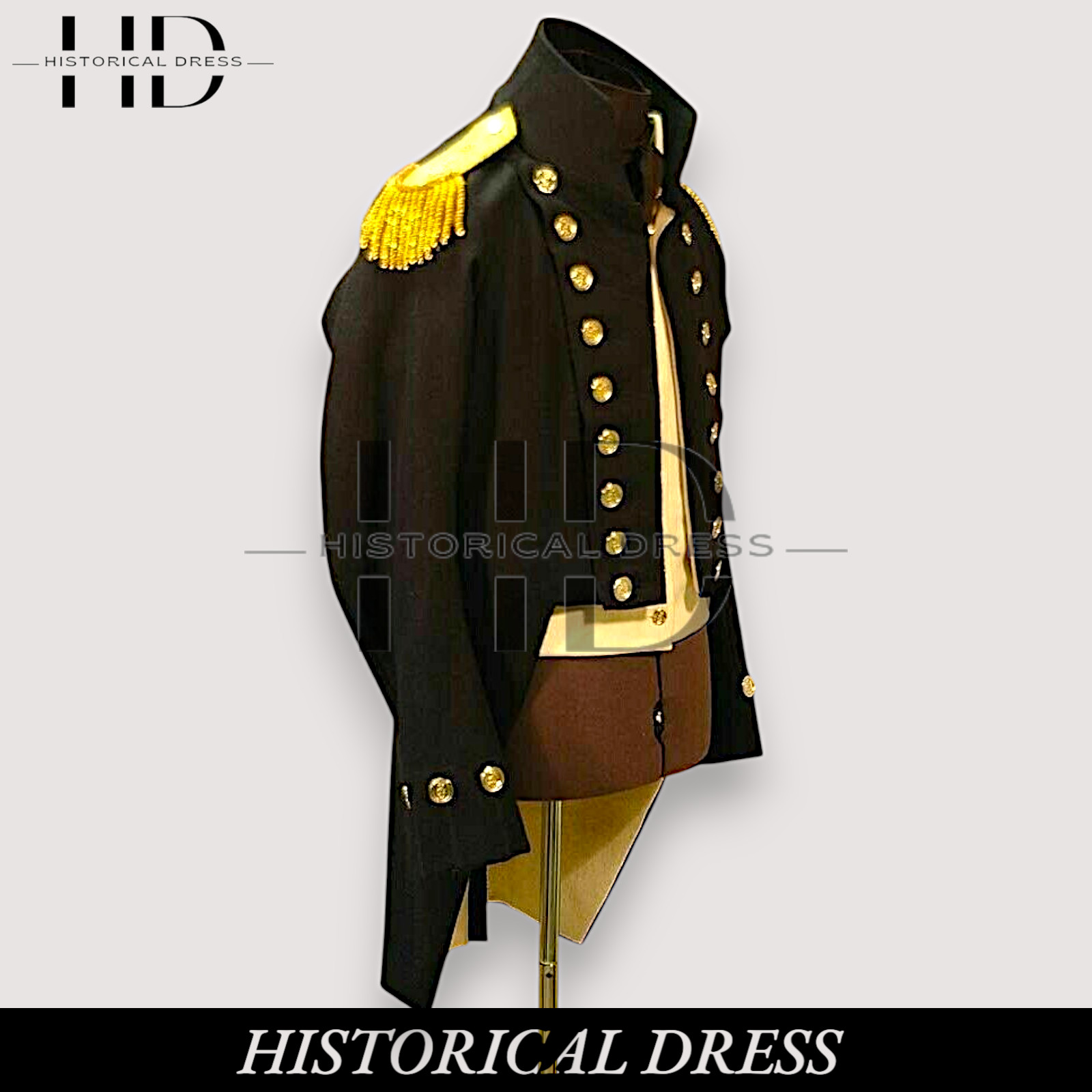 British Royal Navy Captain’s Undress Tailcoat –Early 19th Century Naval Uniform British Royal Navy Captain’s Undress Tailcoat –Early 19th Century Naval Uniform