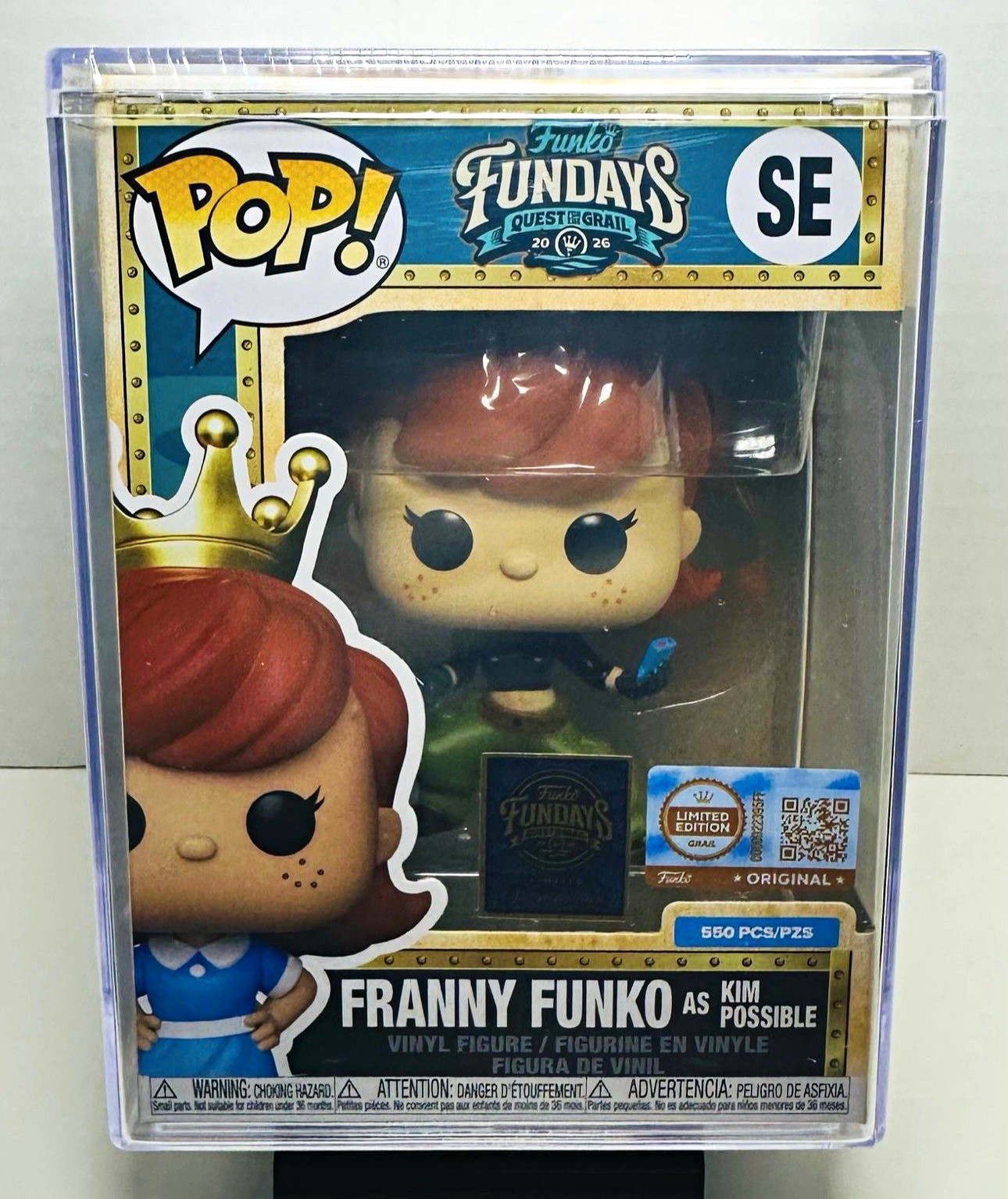 Funko Pop Vinyl Fundays 2026 Franny Funko as Kim Possible LE 550 #94552 Funko Pop Vinyl Fundays 2026 Franny Funko as Kim Possible LE 550 #94552