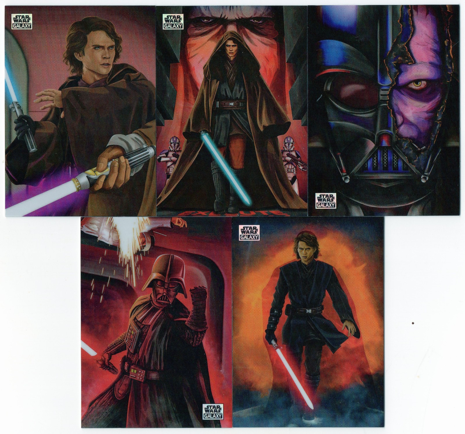 2024 Topps Star Wars Galaxy Power of the Dark Side LOT - 5 Different ANAKIN 2024 Topps Star Wars Galaxy Power of the Dark Side LOT - 5 Different ANAKIN