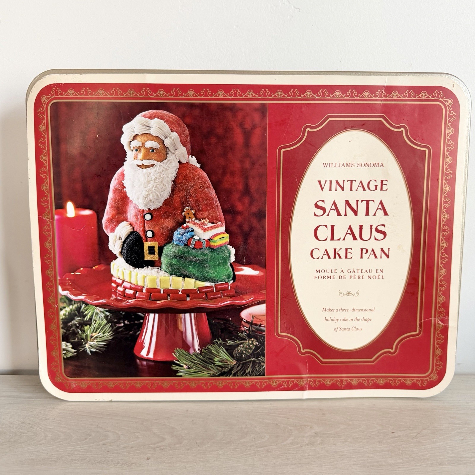Williams Sonoma Nordic Ware Vintage Santa Claus 3D Cake Pan 10 Cup Christmas USA Williams Sonoma Nordic Ware Vintage Santa Claus 3D Cake Pan 10 Cup Christmas USA
