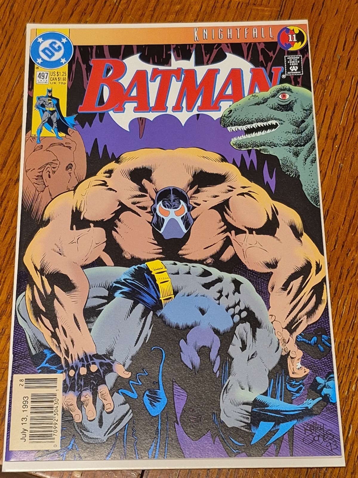 Batman 497 1993 Newsstand NM-M Knightfall 11 Bane Breaks Batman’s Back 9.6 / 9.8