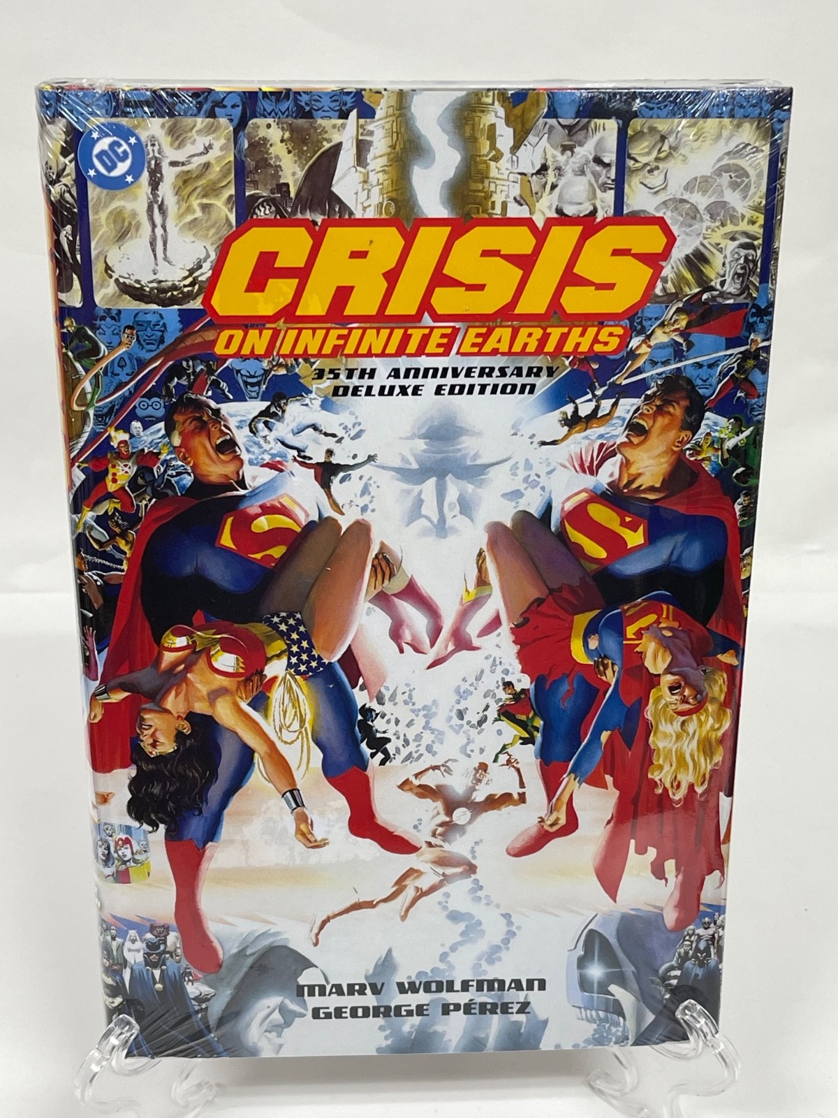Crisis on Infinite Earths 35th Ann. Deluxe Edition DC Comics HC Hardcover Sealed Crisis on Infinite Earths 35th Ann. Deluxe Edition DC Comics HC Hardcover Sealed