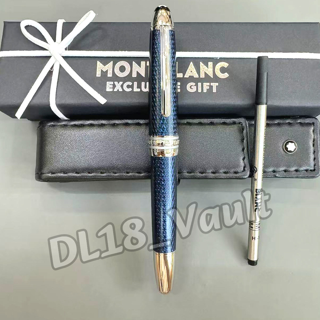 MONTBLANC Meisterstück Solitaire Blue Hour LeGrand Rollerball Pen w/ Box & Pouch