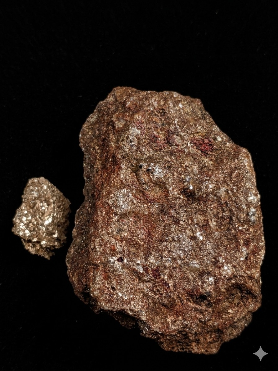 Collectors):Natural Mica Mineral Specimen - High Flake Dense Glittering Stone G Collectors):Natural Mica Mineral Specimen - High Flake Dense Glittering Stone G