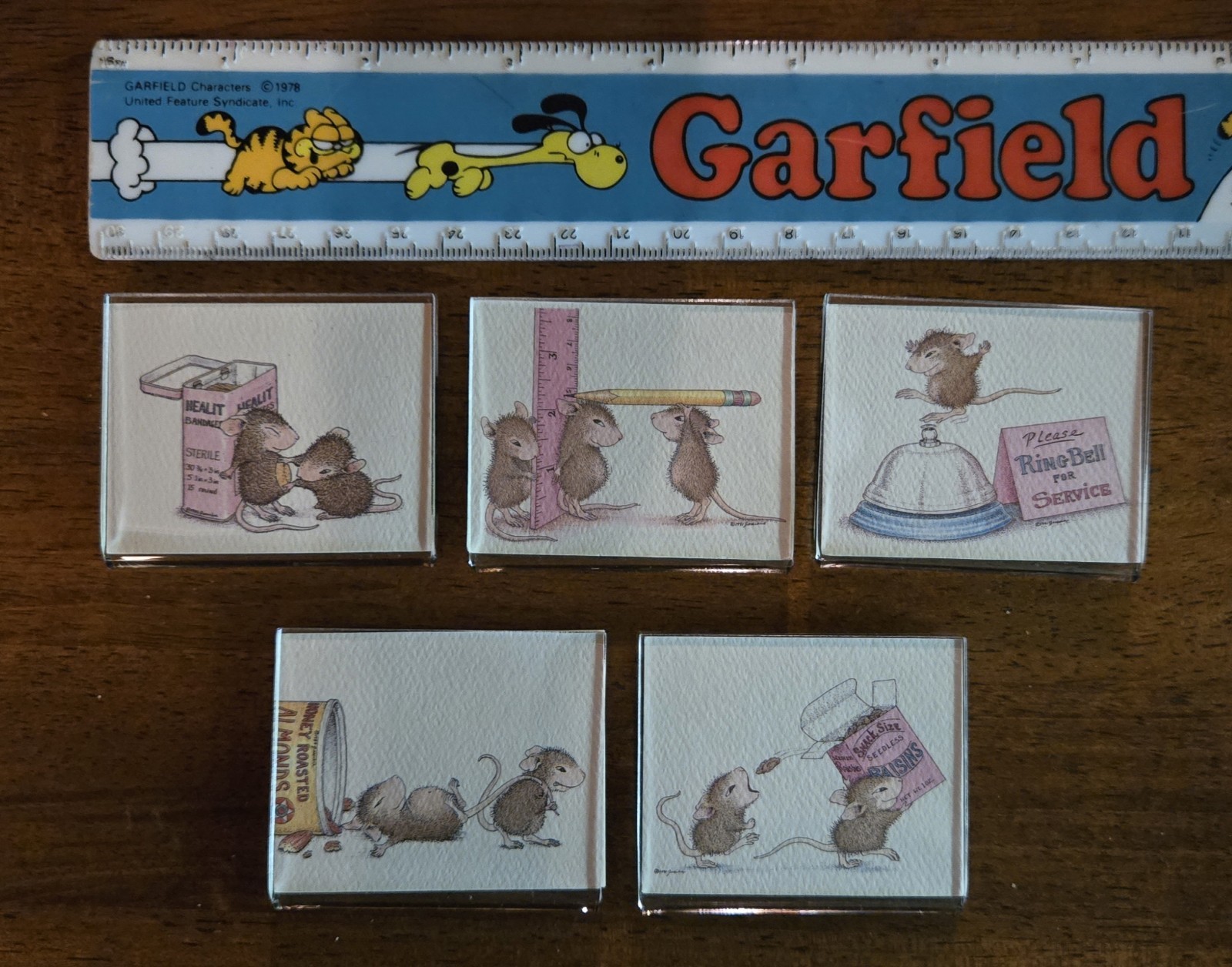 Vintage (1991) Jarecki House Mouse Magnets. Lot of 5. New/Unused *FREE SHIPPING Vintage (1991) Jarecki House Mouse Magnets. Lot of 5. New/Unused *FREE SHIPPING