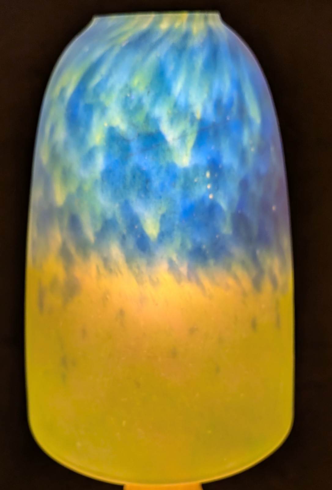 Antique Charles Schneider Art Glass Shade or Pendant Light Antique Charles Schneider Art Glass Shade or Pendant Light
