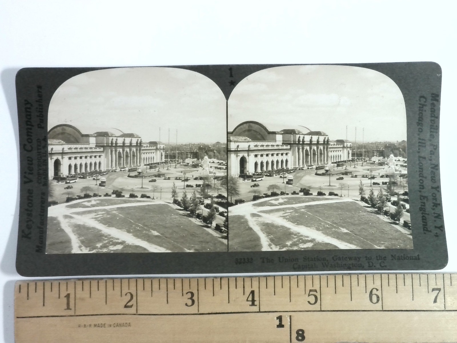 Union Station Stereoview Keystone View Co. Washington DC 1910s Architecture Union Station Stereoview Keystone View Co. Washington DC 1910s Architecture