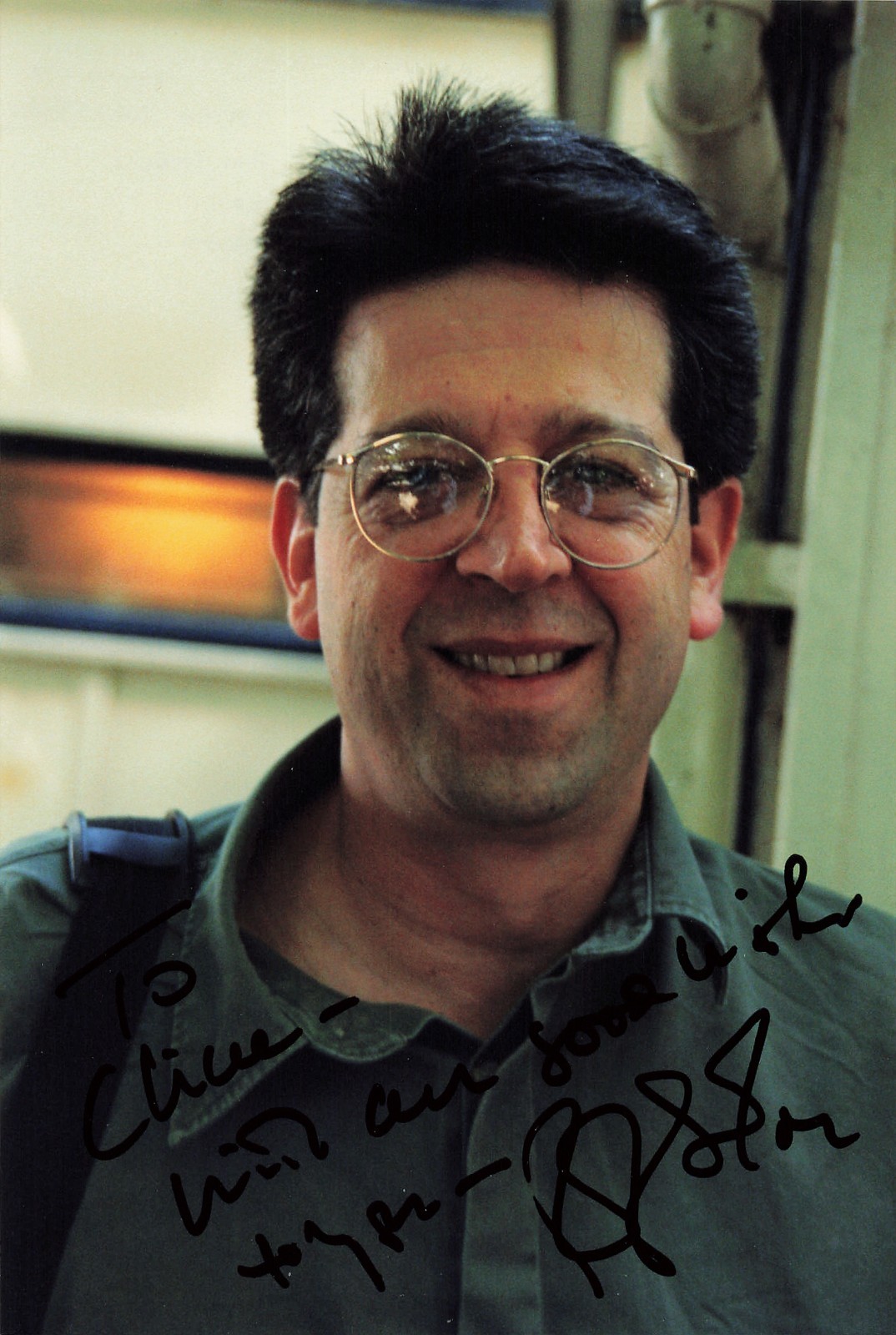 Rolf Saxon Photo Hand Signed Autograph Clive Bullimore actor  *P183a