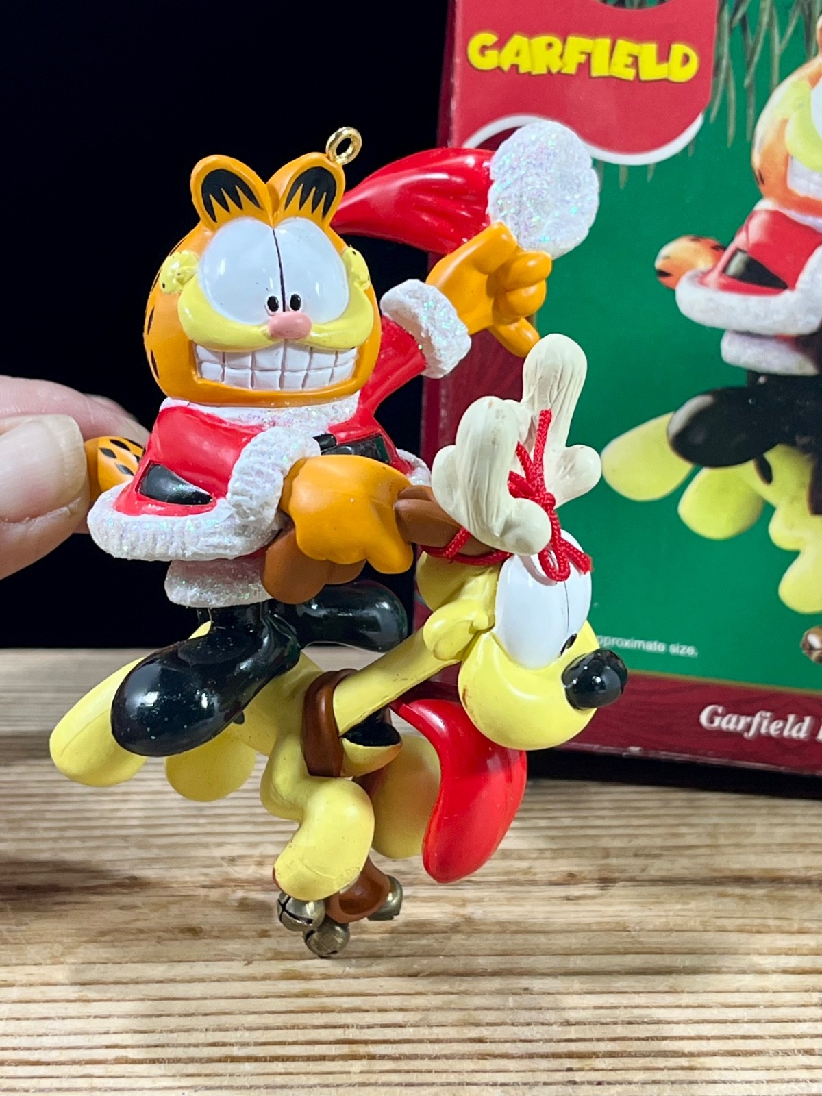 Carlton Cards Heirloom Garfield Reins Again W/ Ode 1990s Christmas Ornament 113
