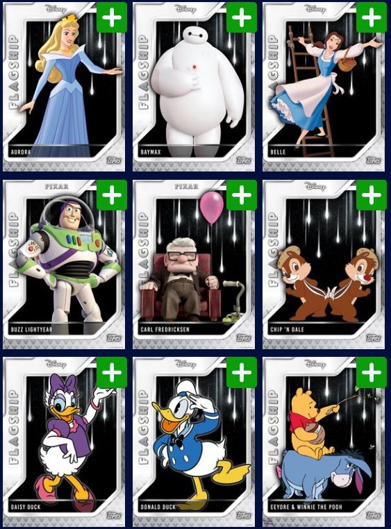 Topps Disney - Flagship 26 S1 - White Character (Uncommon) Pick