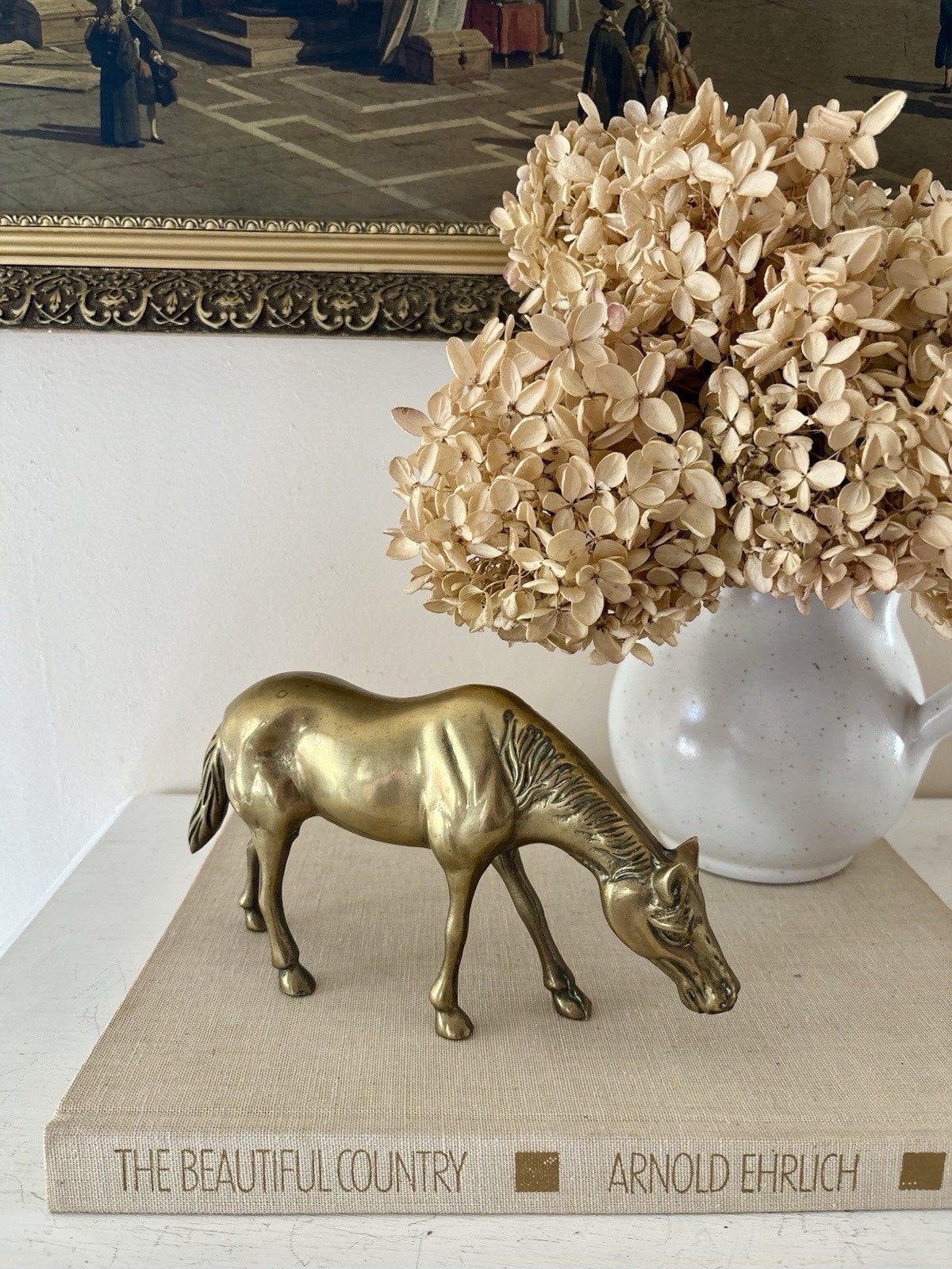 Vintage Solid Brass Horse Equestrian Decor Vintage Solid Brass Horse Equestrian Decor