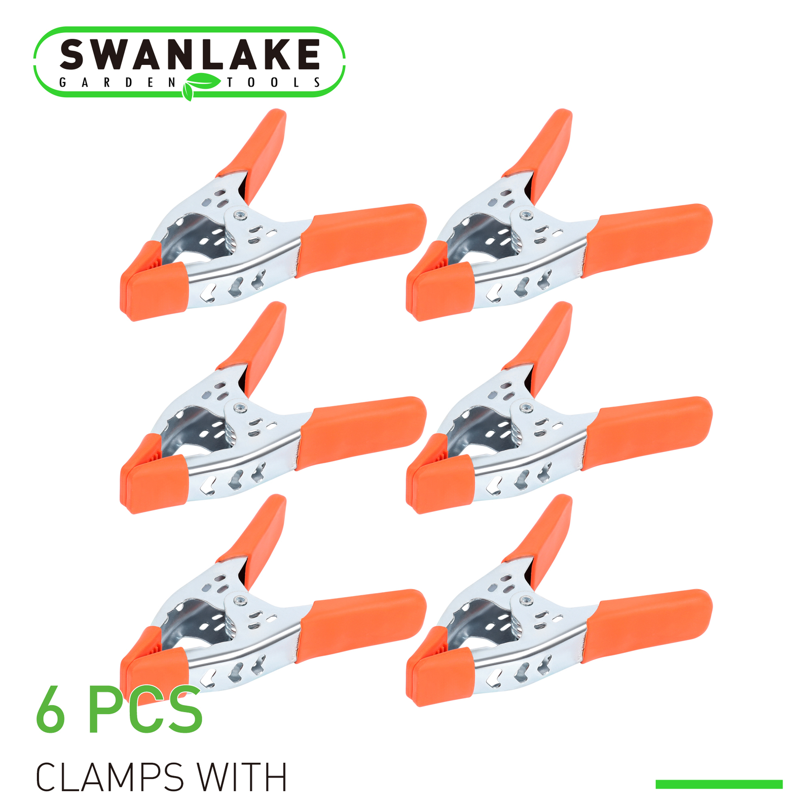 6Pcs 6" inch Heavy Duty Metal Spring Clamps Tips Tool Clip 2.5" Jaw Opening 6Pcs 6" inch Heavy Duty Metal Spring Clamps Tips Tool Clip 2.5" Jaw Opening