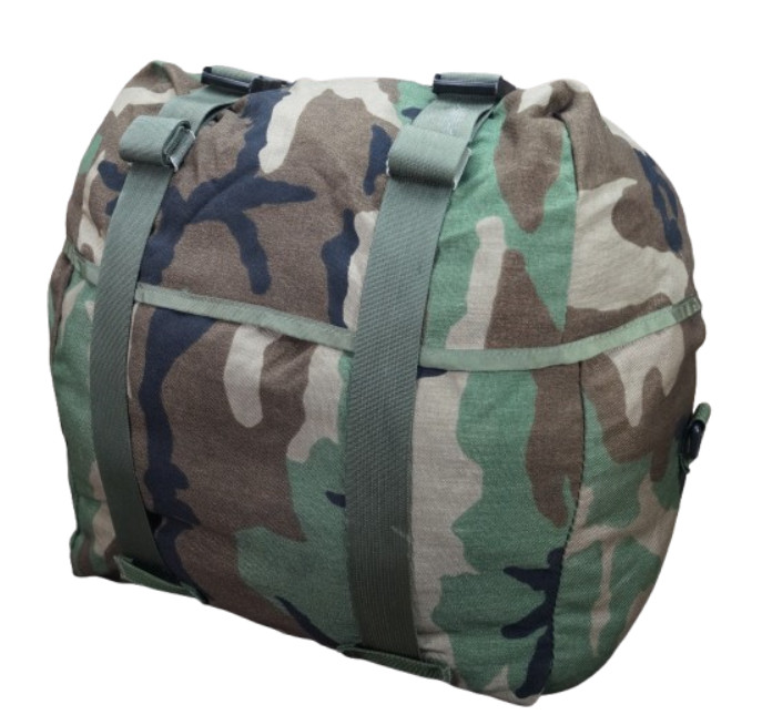 USGI Molle II Woodland Sleep System Carrier Camouflage - NSN # 8465-01-465-2124 USGI Molle II Woodland Sleep System Carrier Camouflage - NSN # 8465-01-465-2124