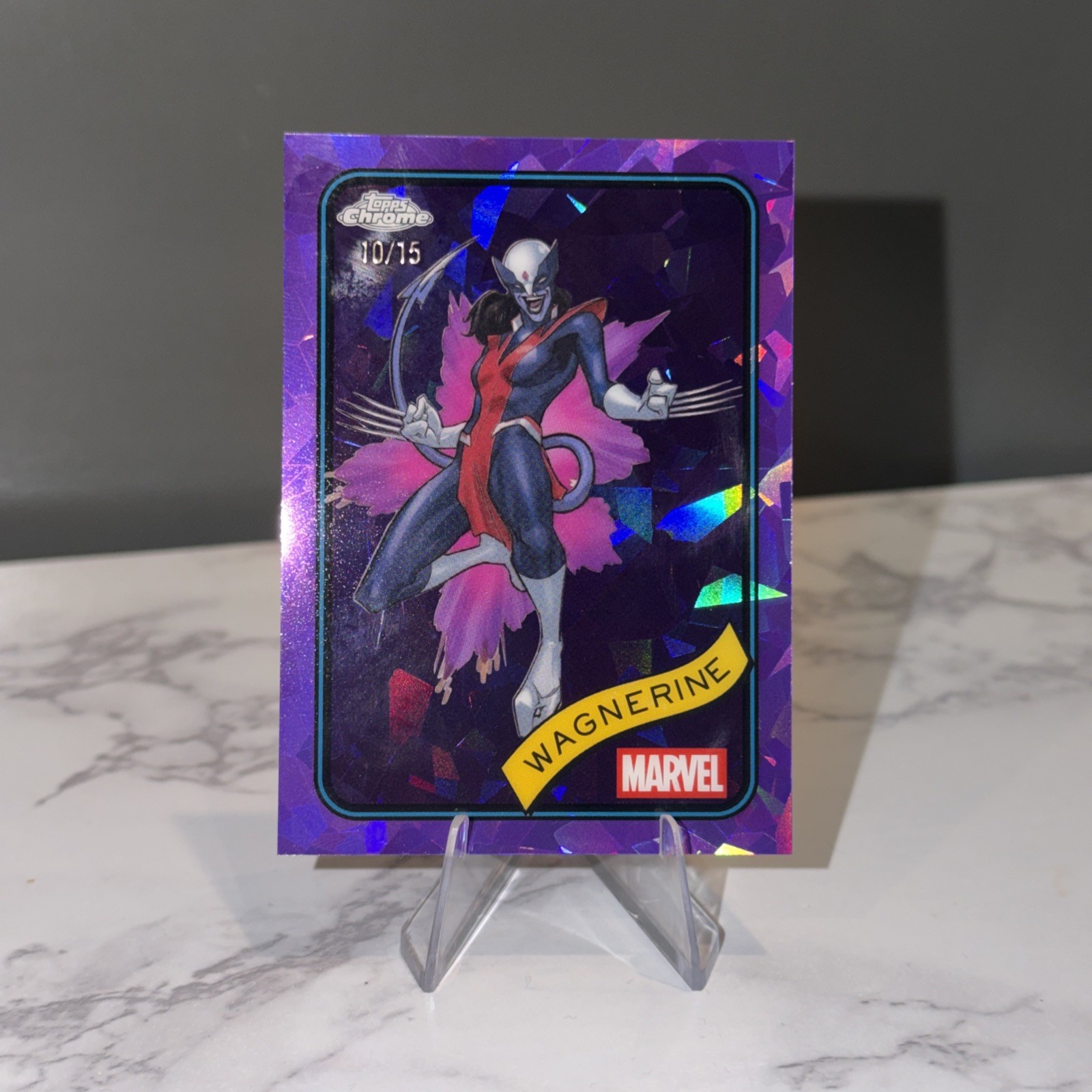 2025 Topps Chrome Sapphire Edition Marvel #200 Wagnerine Purple Sapphire /15 2025 Topps Chrome Sapphire Edition Marvel #200 Wagnerine Purple Sapphire /15