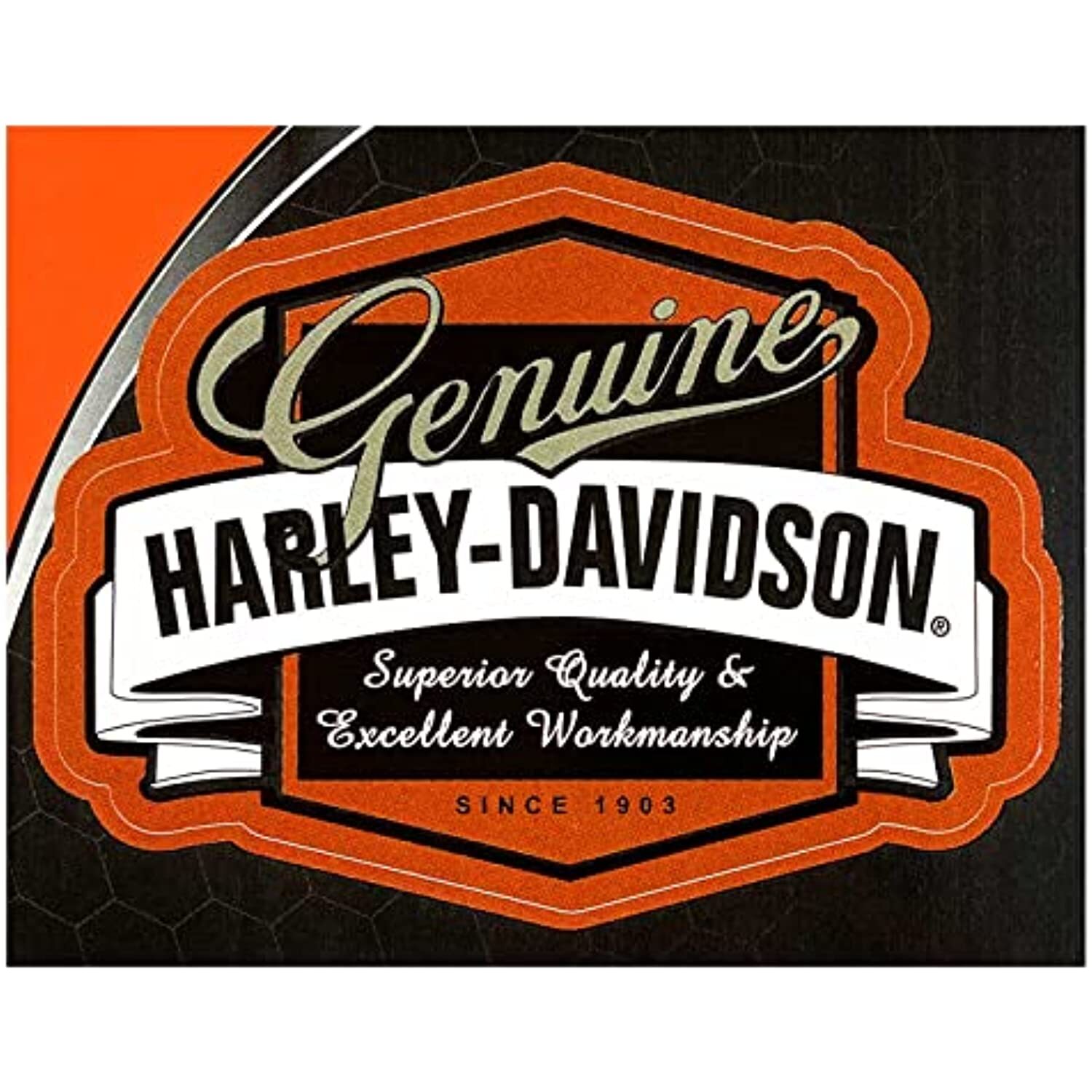 25117 Harley-Davidson Genuine 4" x 5" Vintage Aged Look Badge Decal 25117 Harley-Davidson Genuine 4" x 5" Vintage Aged Look Badge Decal