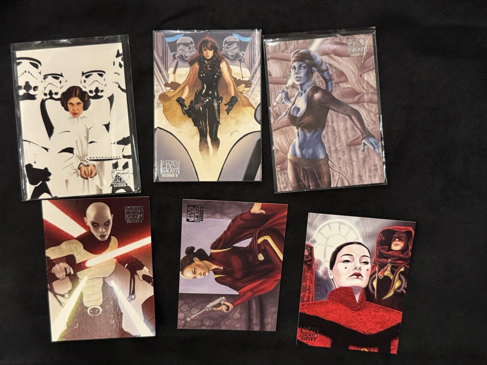 Topps 2011 Star Wars Galaxy Series 5 New Visions 2 13 15 11 12 57 Leia Mara Jade Topps 2011 Star Wars Galaxy Series 5 New Visions 2 13 15 11 12 57 Leia Mara Jade