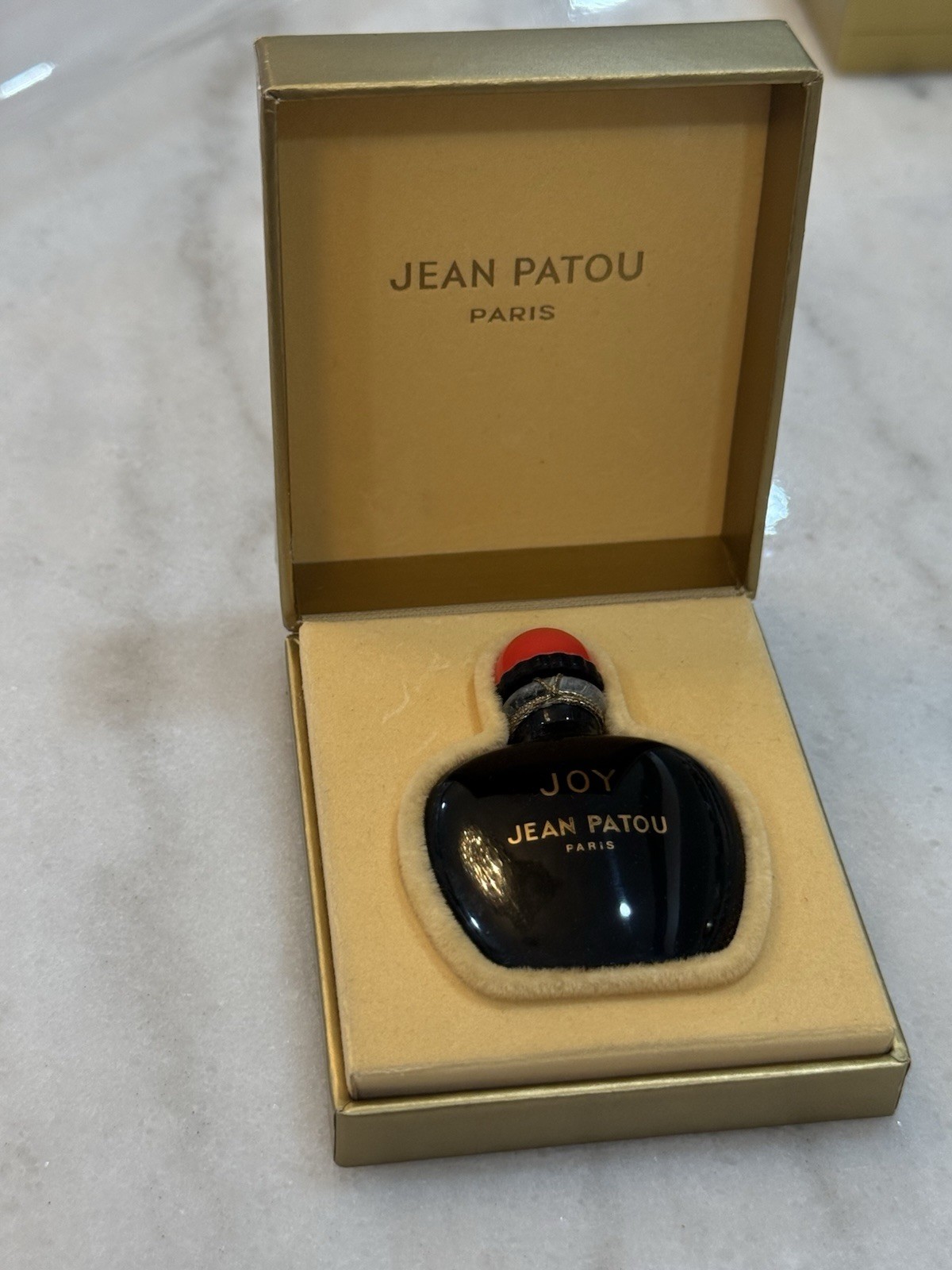 Vintage Jean Patou JOY Parfum 1/4 Oz No 1103 Original Box France perfume Vintage Jean Patou JOY Parfum 1/4 Oz No 1103 Original Box France perfume