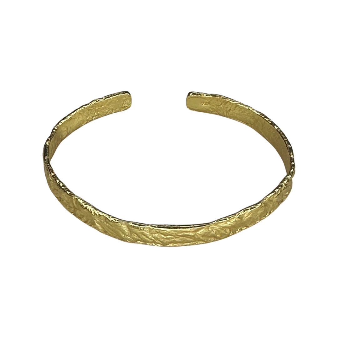 Hammered Gold Thin Cuff Hammered Gold Thin Cuff