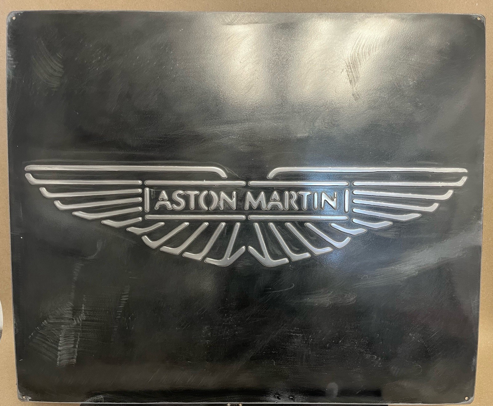 Aston Martin Vintage Steel Garage Sign 20x24 Handmade Aluminum Relief Aston Martin Vintage Steel Garage Sign 20x24 Handmade Aluminum Relief