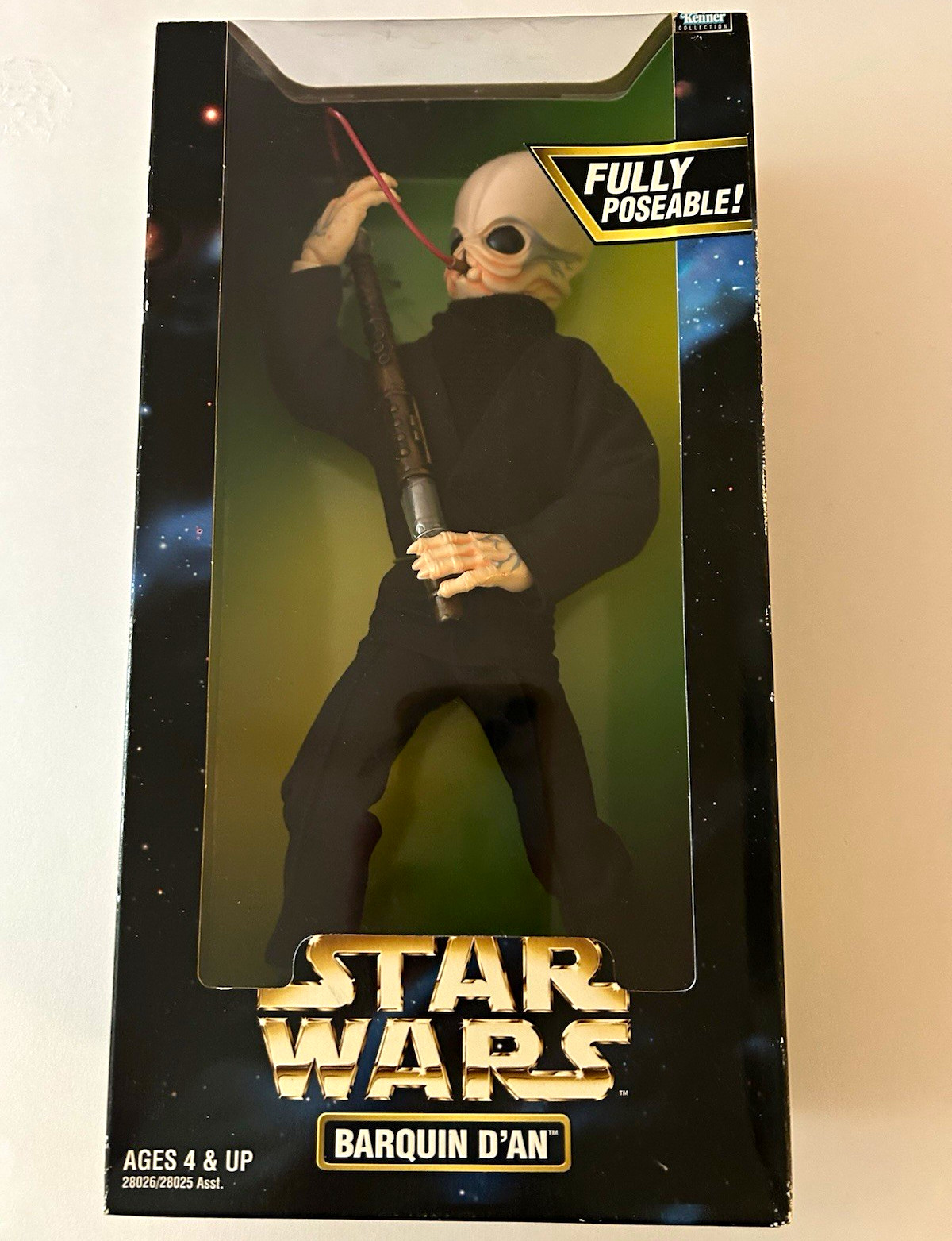 Kenner Star Wars Barquin D'an 12" Fully Poseable Figure 1997 Kenner Star Wars Barquin D'an 12" Fully Poseable Figure 1997