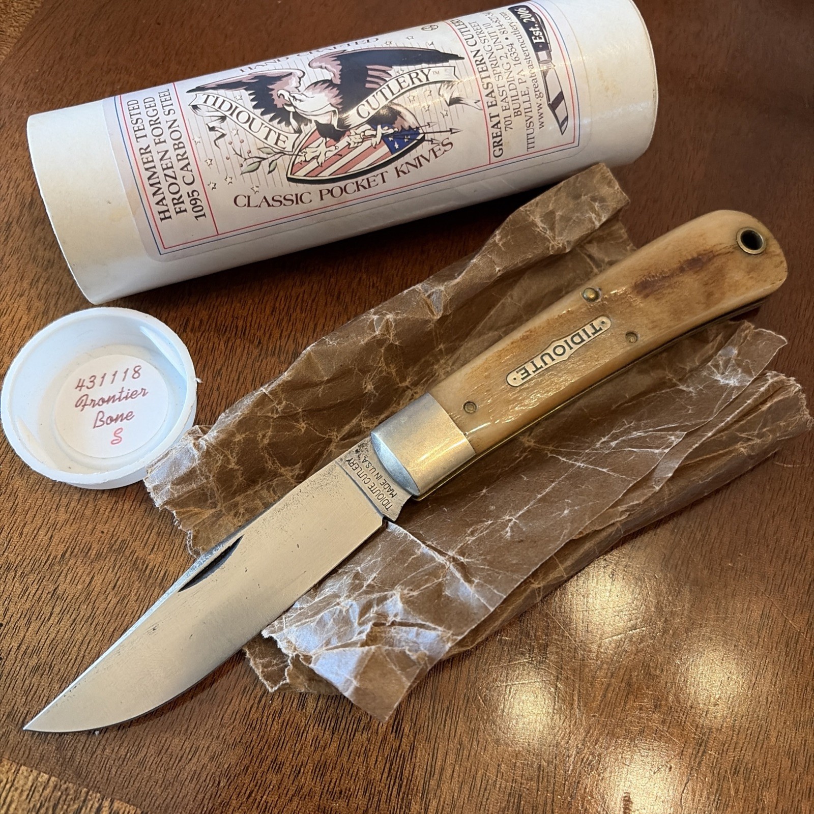 Great Eastern Cutlery GEC 431118 Frontier Bone S Great Eastern Cutlery GEC 431118 Frontier Bone S