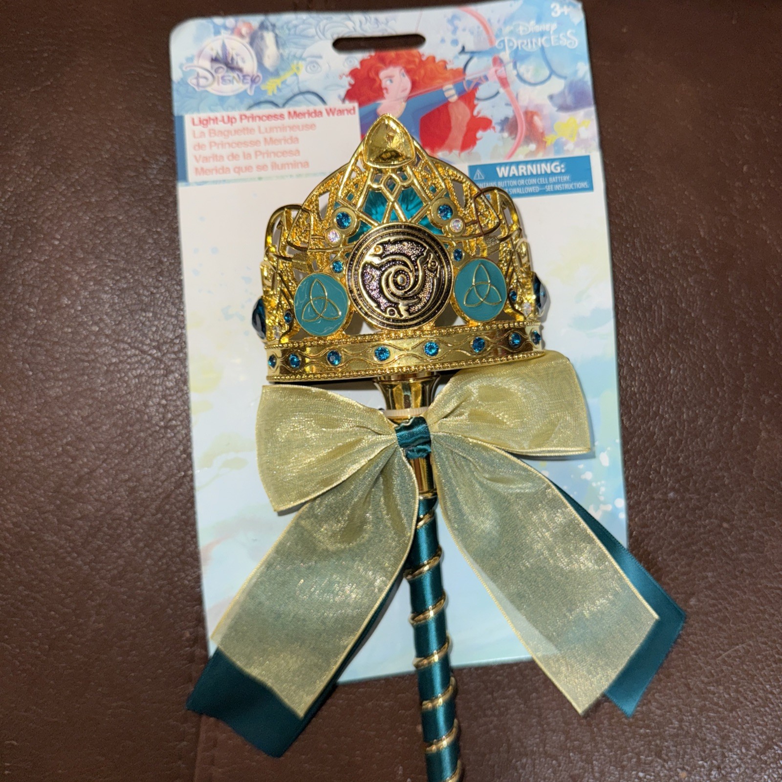 Disney Princess Merida Light - Up Wand New Sealed Works Brave Movie Disney Princess Merida Light - Up Wand New Sealed Works Brave Movie