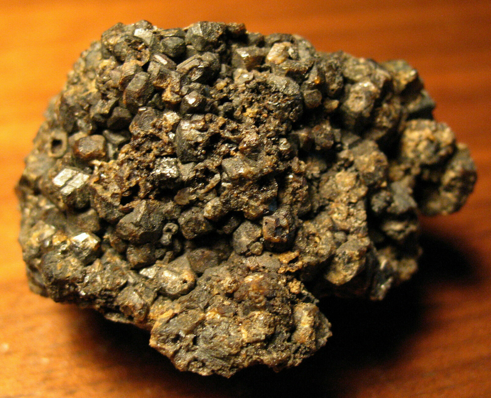 Neat Old Garnets from Riverside County, California. Nice Locality Specimen Neat Old Garnets from Riverside County, California. Nice Locality Specimen