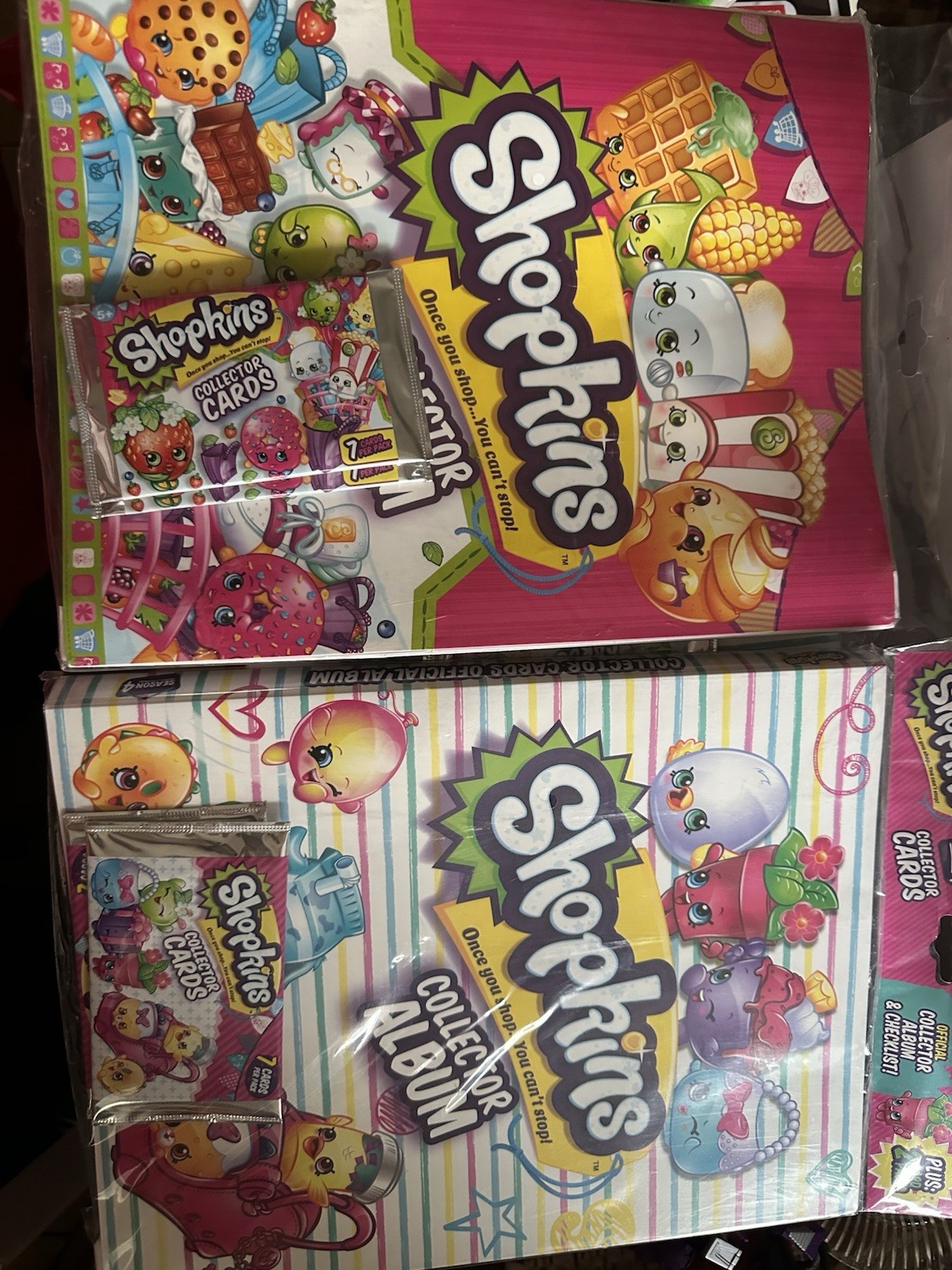 Season 3 And Season 4 Shopkins Collector's Cards And Collector Album