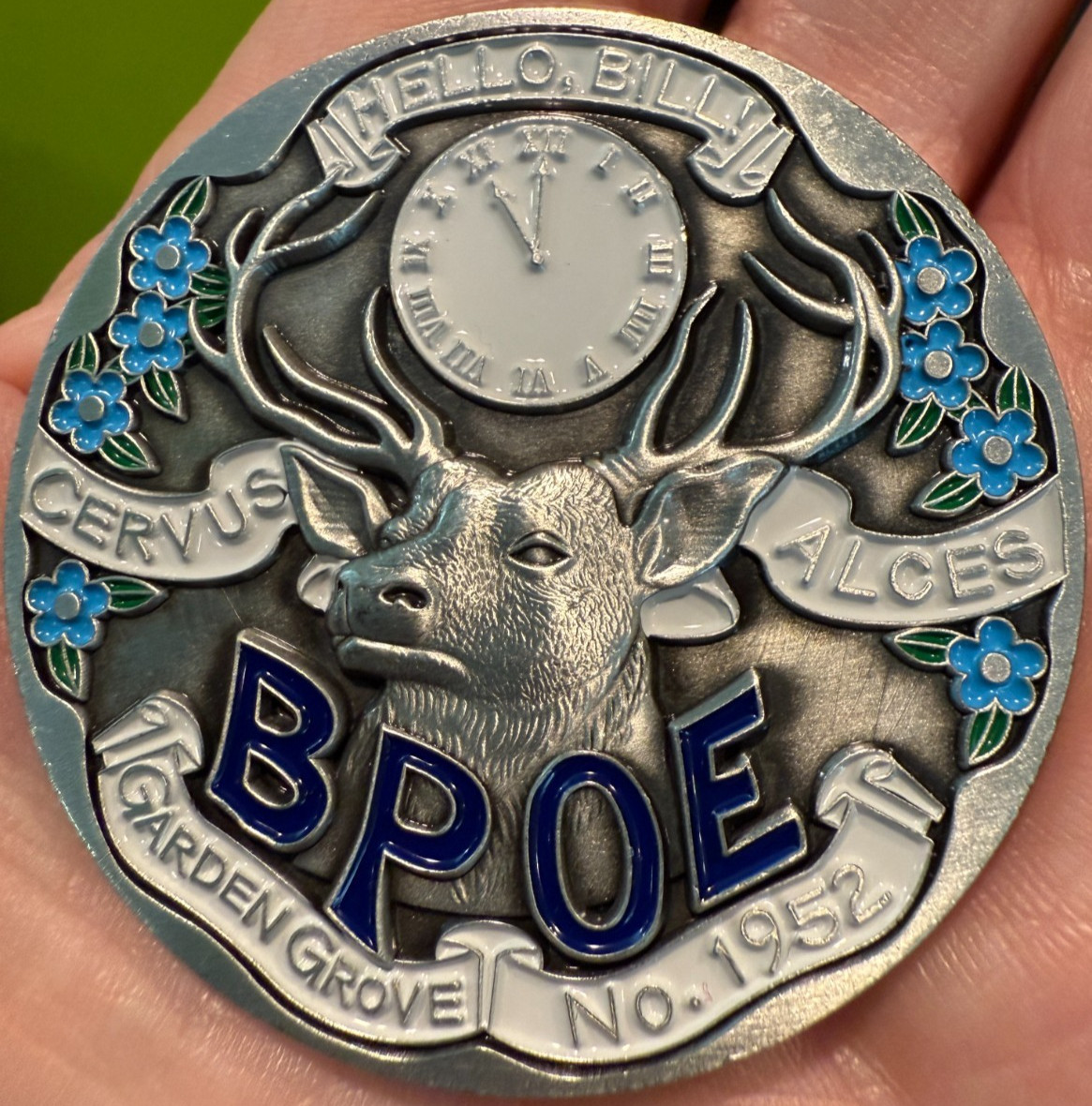 Elks Lodge BPOE Challenge Collector Coin Semiquincentennial 250 Years USA 2 Inch Elks Lodge BPOE Challenge Collector Coin Semiquincentennial 250 Years USA 2 Inch