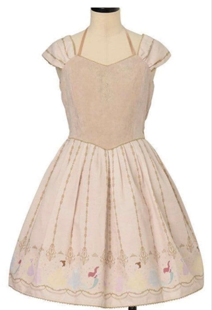 Secret Honey Disney Princess Ornament Dress 2T Frill Floral Princess Costume Jap Secret Honey Disney Princess Ornament Dress 2T Frill Floral Princess Costume Jap
