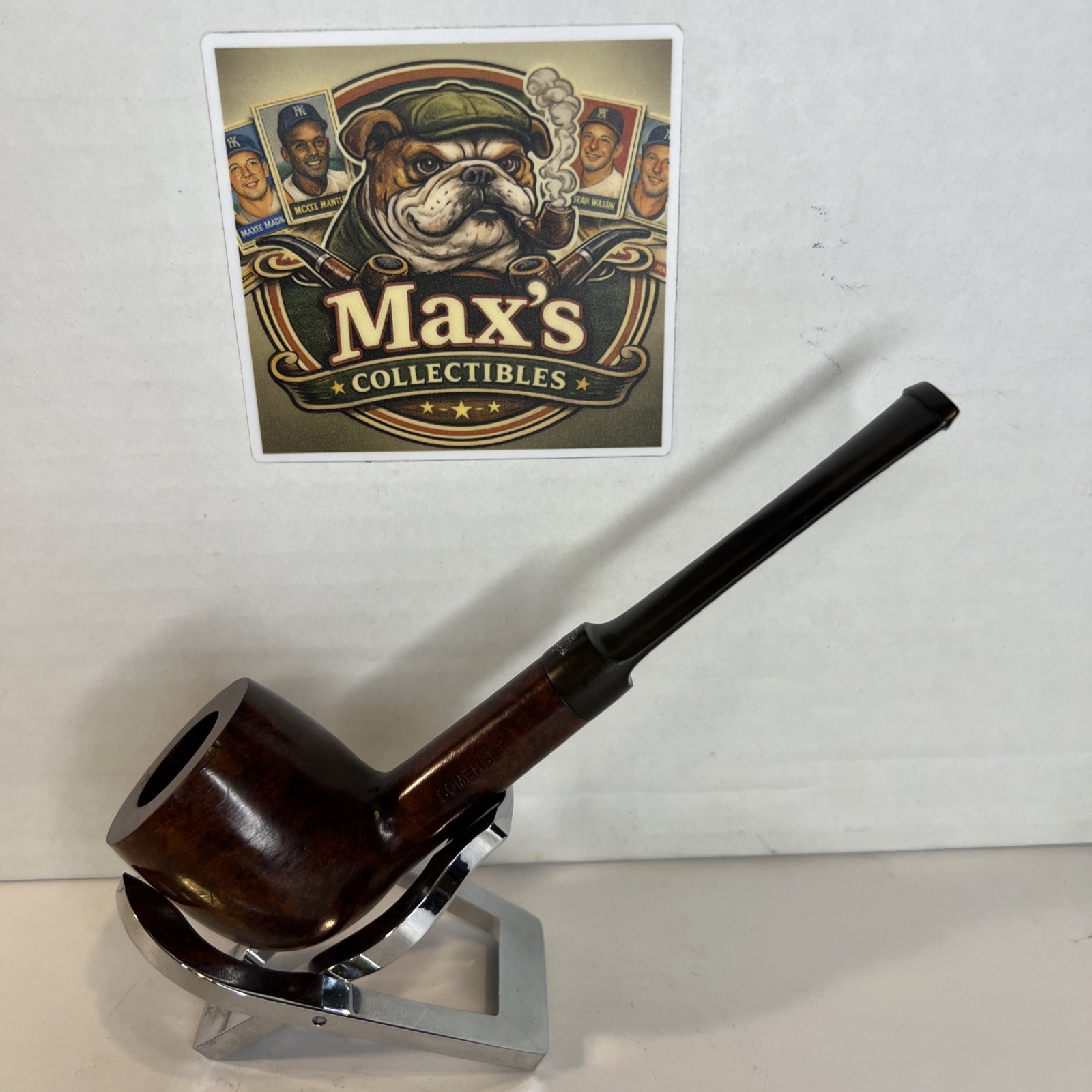 NOS Vintage Somerset Tobacco Pipe Billiard Unsmoked Algerian Briar Royal Ascot NOS Vintage Somerset Tobacco Pipe Billiard Unsmoked Algerian Briar Royal Ascot