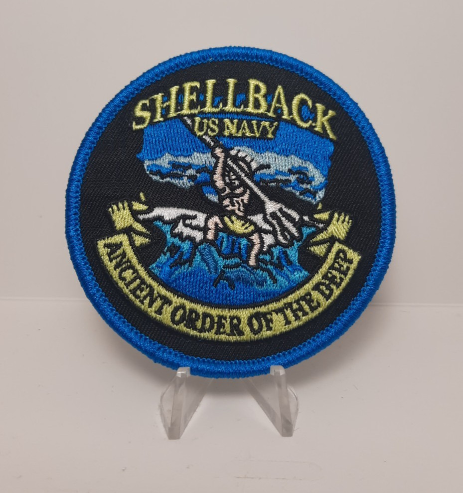 Shellback U.S. Navy Ancient Order of the Deep 3" Patch Shellback U.S. Navy Ancient Order of the Deep 3" Patch