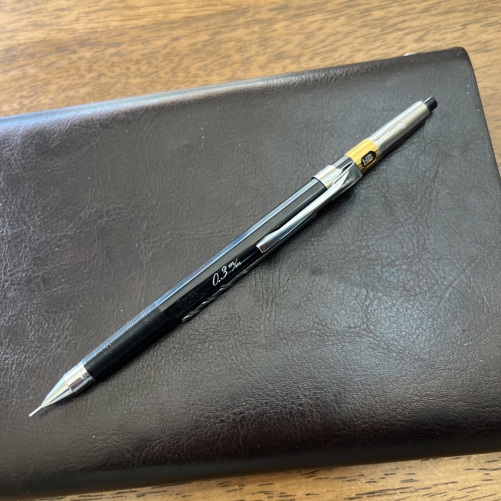 VTG PENTEL Mechanical Pencil Graph pencil 0.3 m/m Black W/ Protective Lid Japan VTG PENTEL Mechanical Pencil Graph pencil 0.3 m/m Black W/ Protective Lid Japan