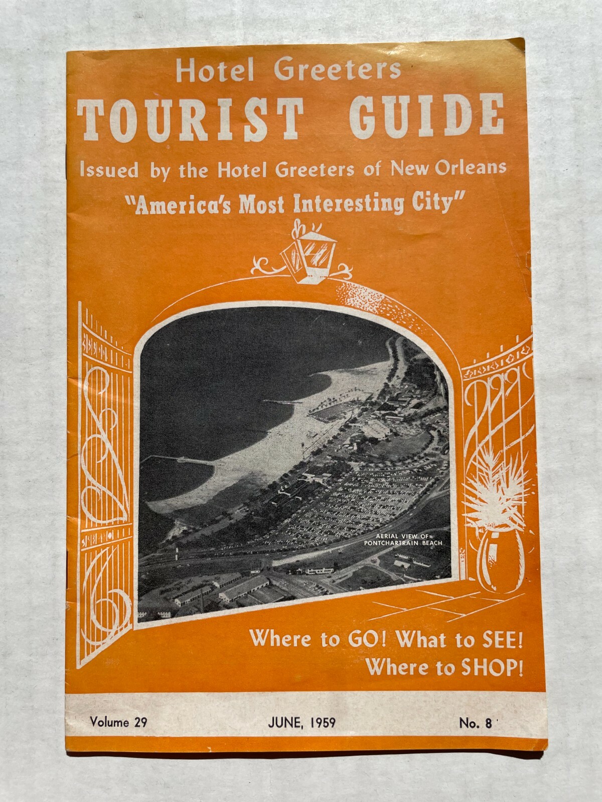 1959 New Orleans Tourist Guide/ Travel Brochure 