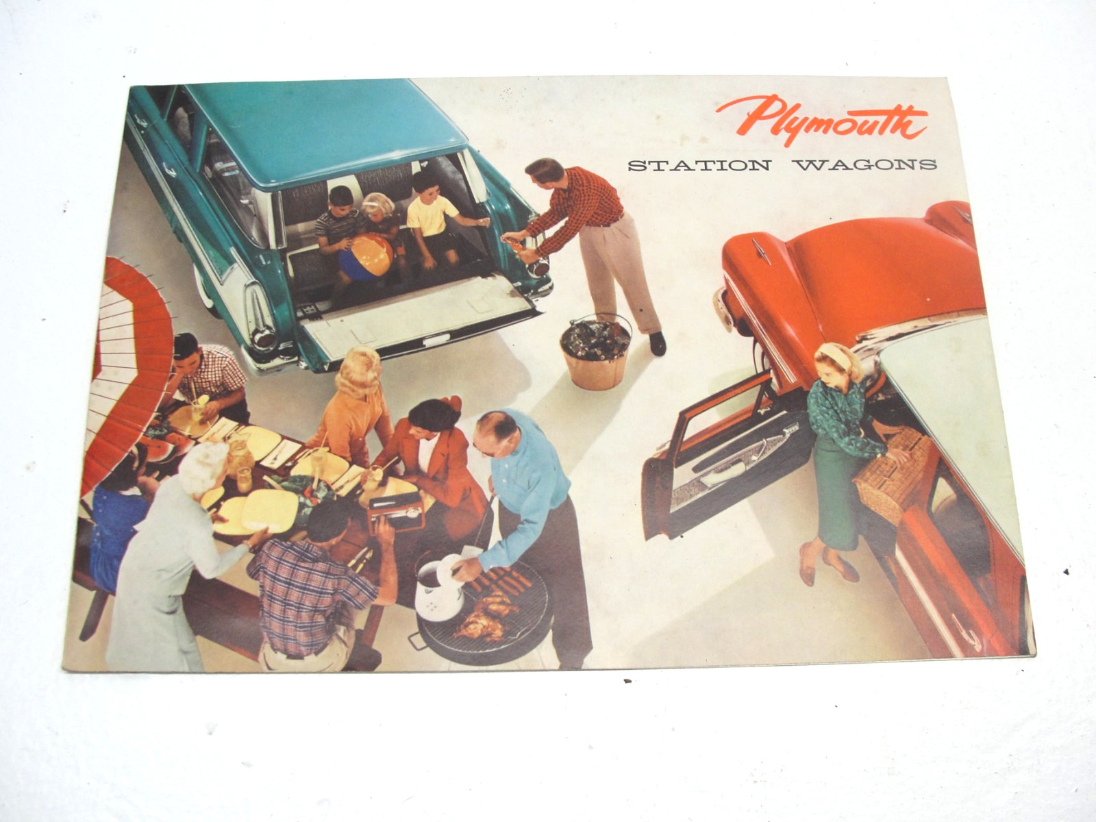 VINTAGE 1958 PLYMOUTH STATION WAGONS SALES BROCHURE VINTAGE 1958 PLYMOUTH STATION WAGONS SALES BROCHURE
