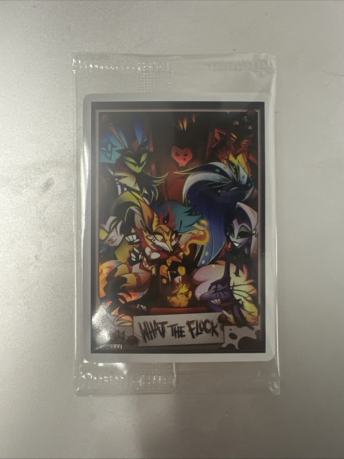 Helluva Boss SDCC 2026 Exclusive Foil What The Flock Promo Card PR-04 SEALED Helluva Boss SDCC 2026 Exclusive Foil What The Flock Promo Card PR-04 SEALED
