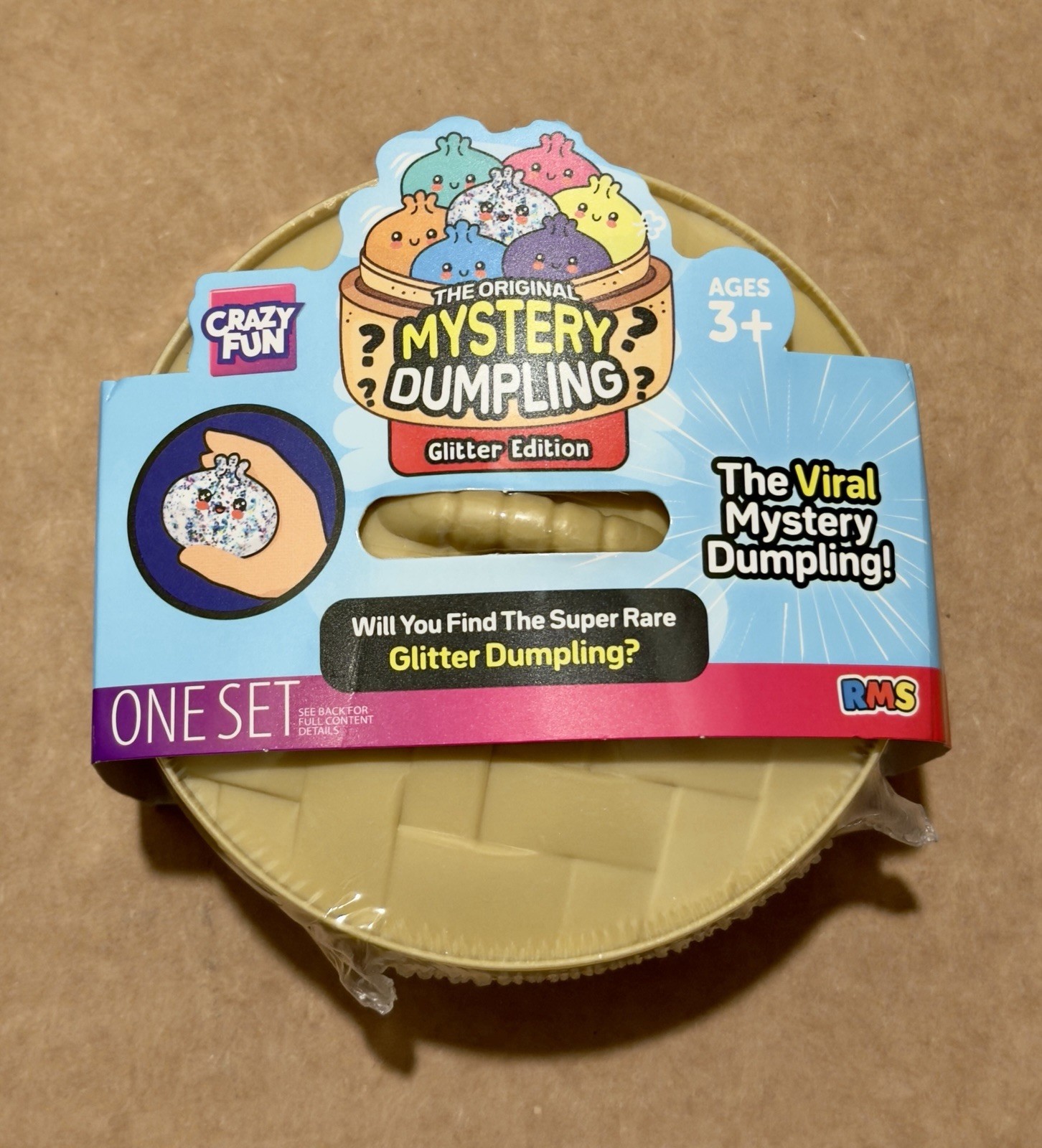 Viral RMS Crazy Fun Mystery Squishy Dumpling Silver Glitter Edition ✨Tiktok Viral RMS Crazy Fun Mystery Squishy Dumpling Silver Glitter Edition ✨Tiktok
