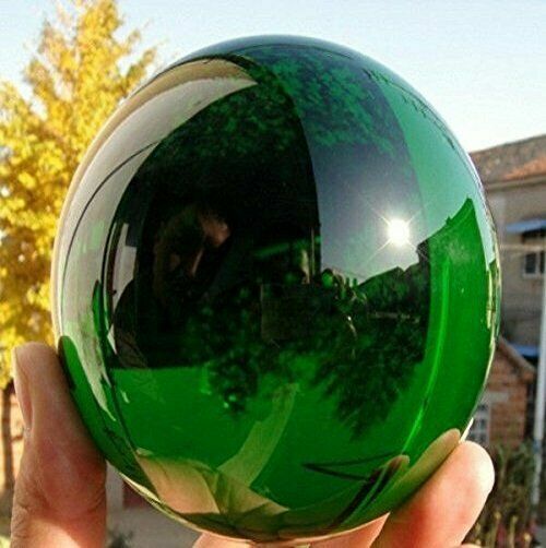 40MM Natural Green Obsidian Sphere Large Crystal Ball Healing Stone 40MM Natural Green Obsidian Sphere Large Crystal Ball Healing Stone