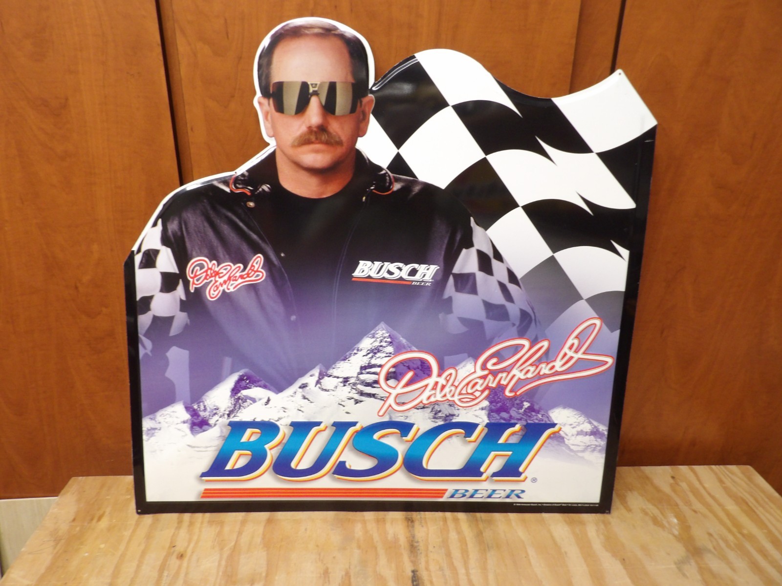 Dale Earnhardt Sr NASCAR 1999 Anheuser Bush Beer Metal Sign NOS Dale Earnhardt Sr NASCAR 1999 Anheuser Bush Beer Metal Sign NOS