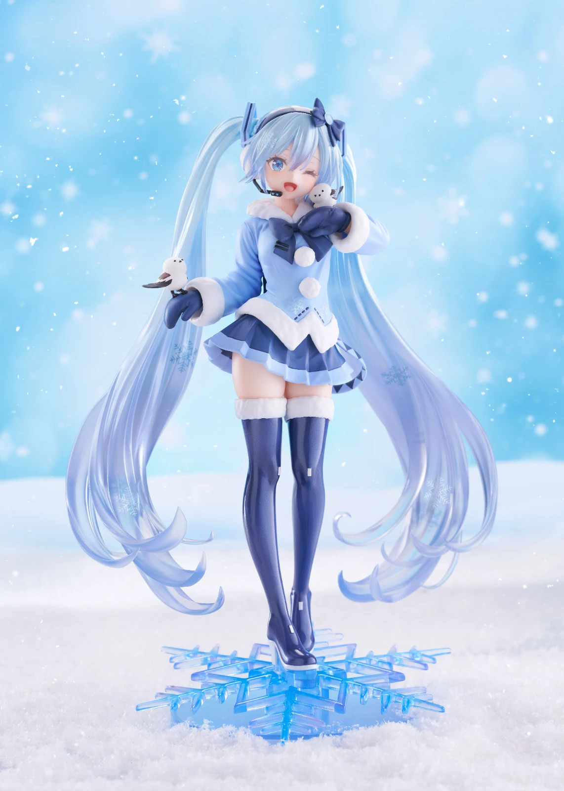Taito AMP+ Hatsune Miku Snow Miku Vocaloid (All Stars 2012 Ver.) Figure New