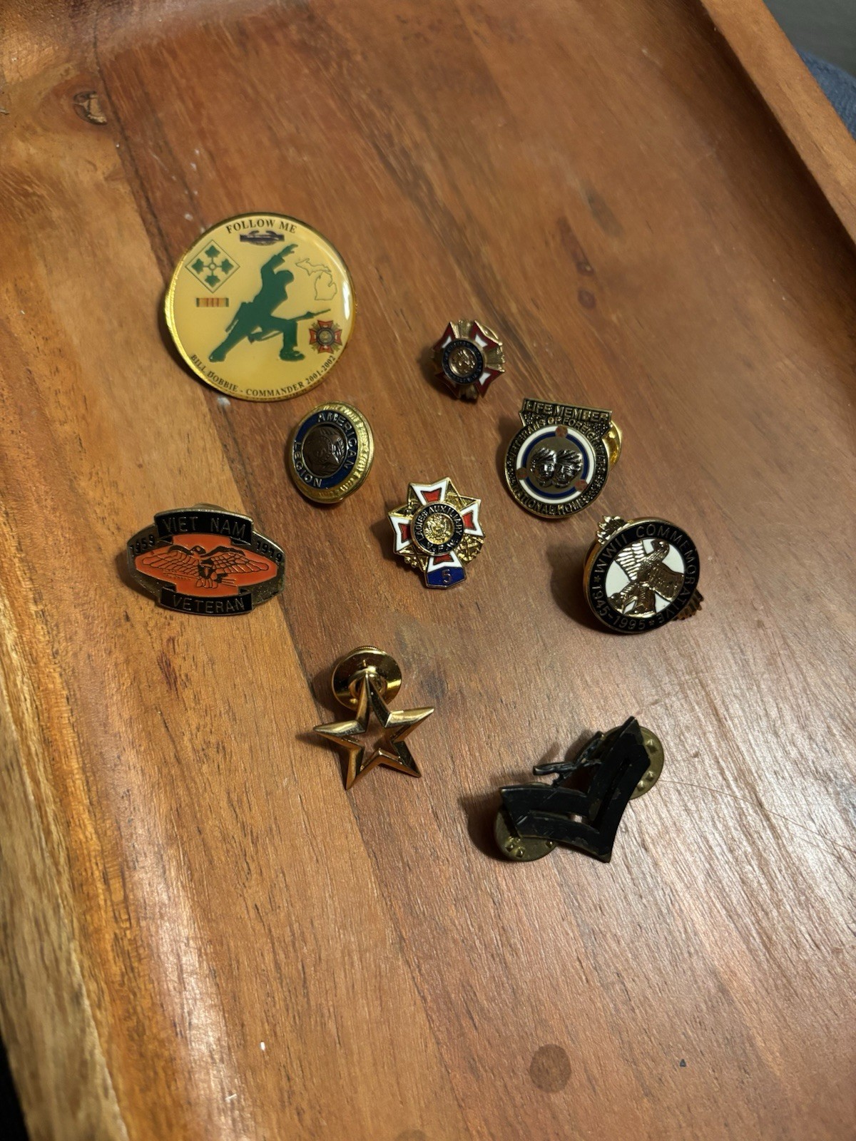 Lot Of 9 VFW And Ladies Auxilliary Lapel Pins Pinbacks Veterans Of Foreign Wars Lot Of 9 VFW And Ladies Auxilliary Lapel Pins Pinbacks Veterans Of Foreign Wars