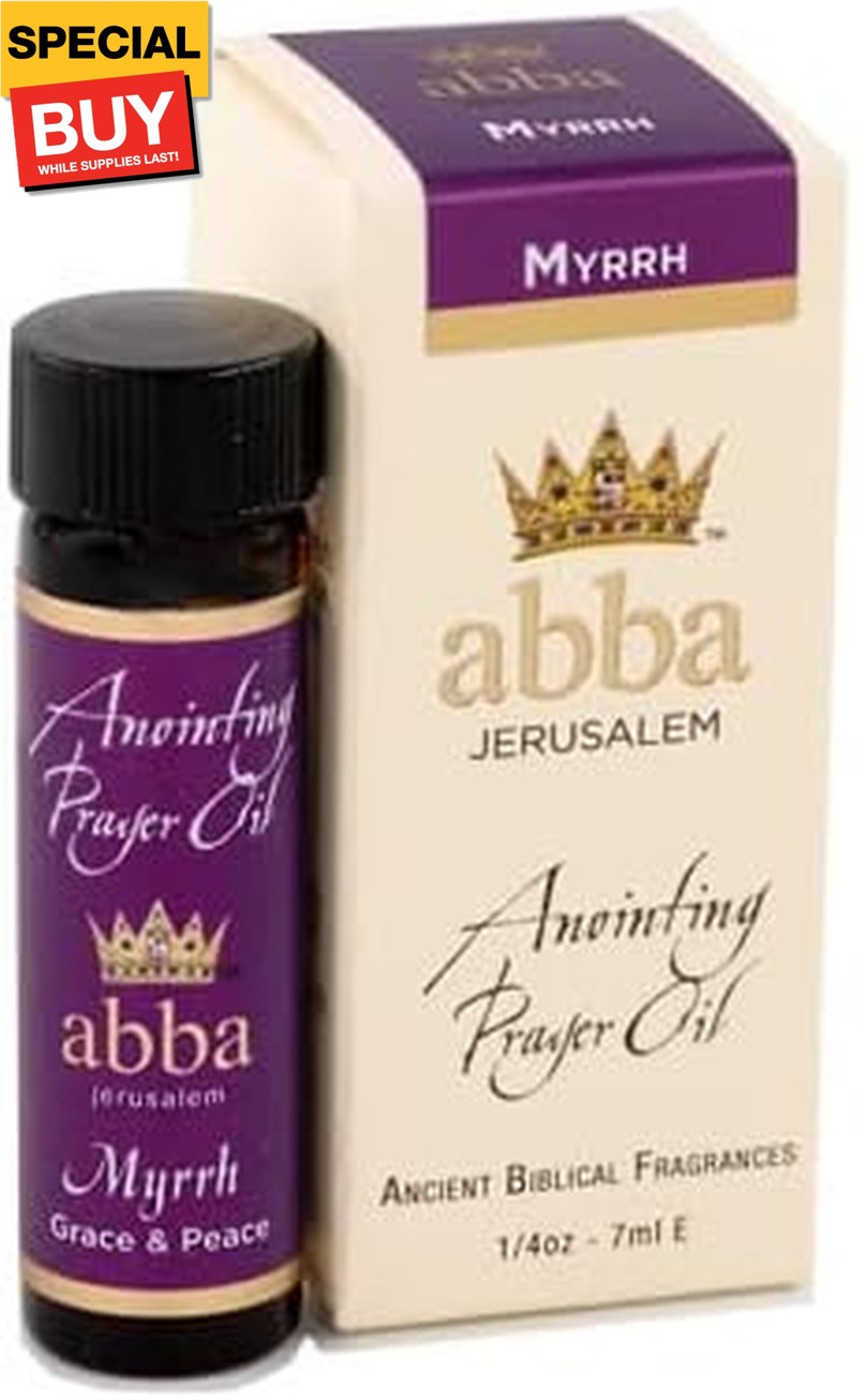 ABBA Oil Myrrh 1/4oz Bottle ANOINTING Oil in Gift Box - , Clear ABBA Oil Myrrh 1/4oz Bottle ANOINTING Oil in Gift Box - , Clear